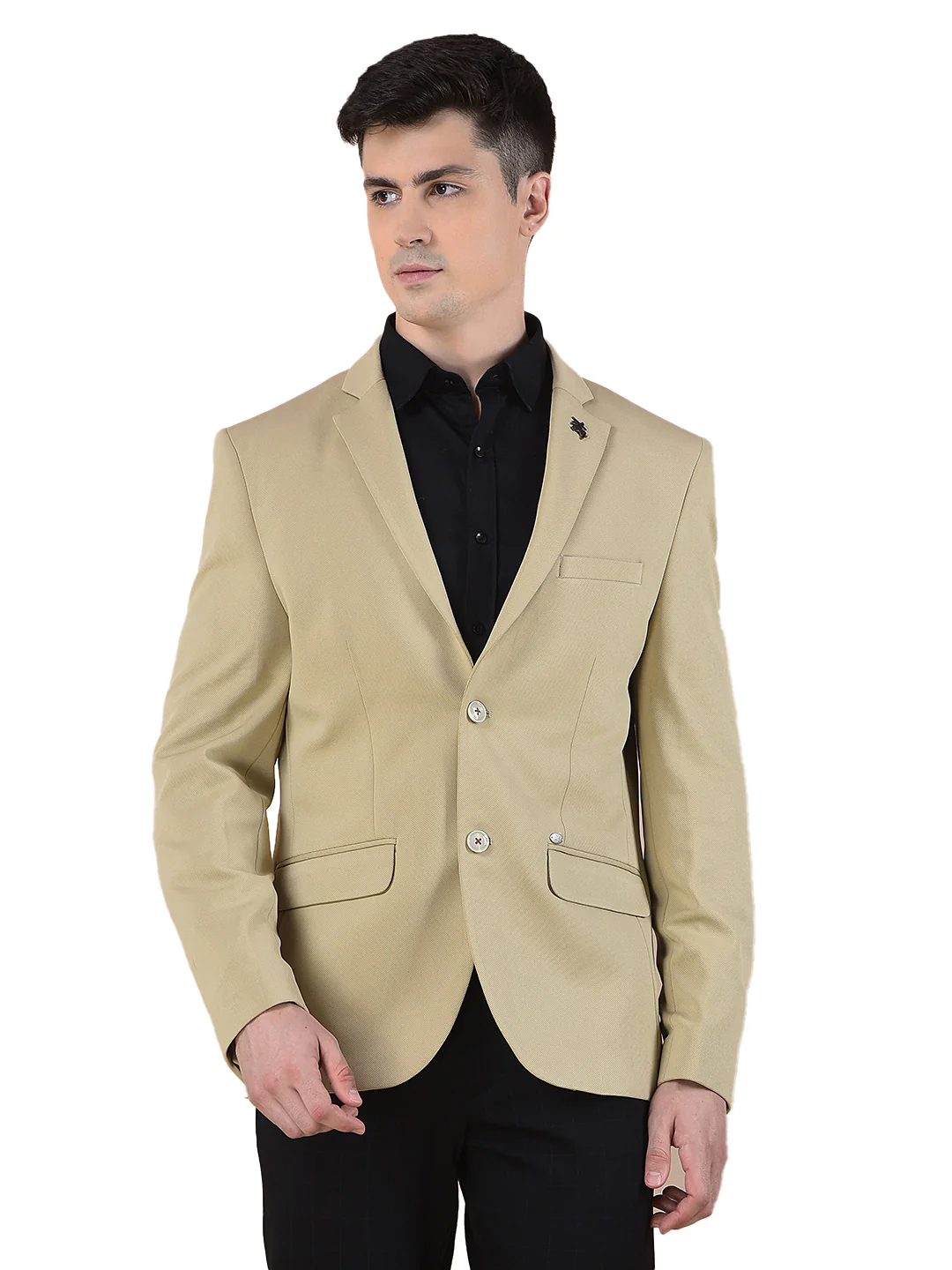 Blazer for Men | Premium Casual Blazer Slim Fit Notched Collar Polyester Fabric Solid Pattern - Image 9