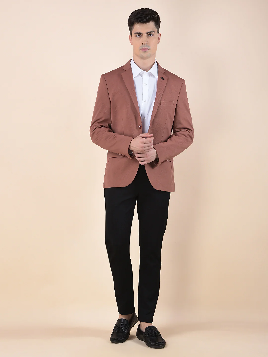 Blazer for Men | Premium Casual Blazer Slim Fit Notched Collar Polyester Fabric Solid Pattern - Image 10