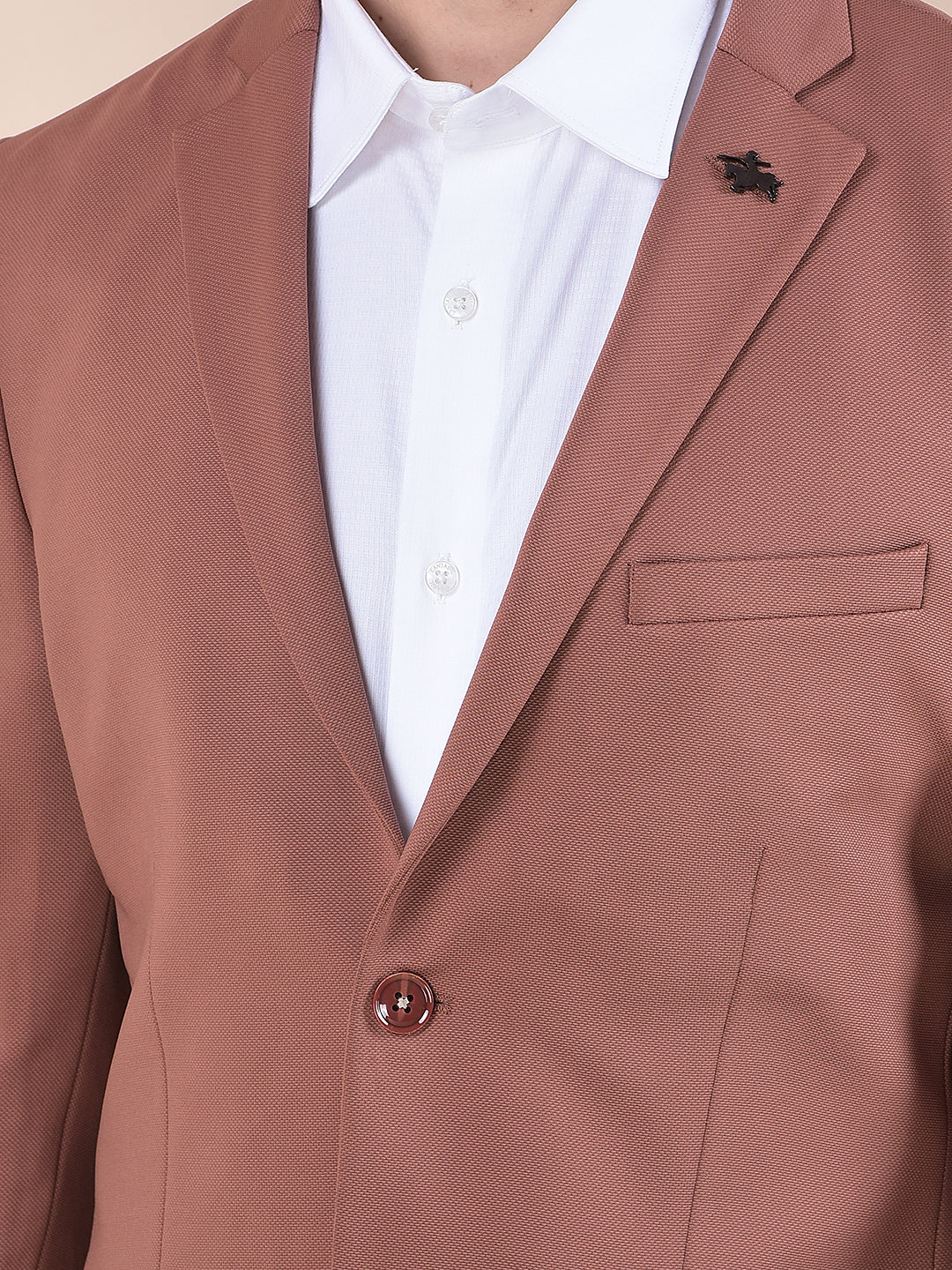 Blazer for Men | Premium Casual Blazer Slim Fit Notched Collar Polyester Fabric Solid Pattern - Image 8