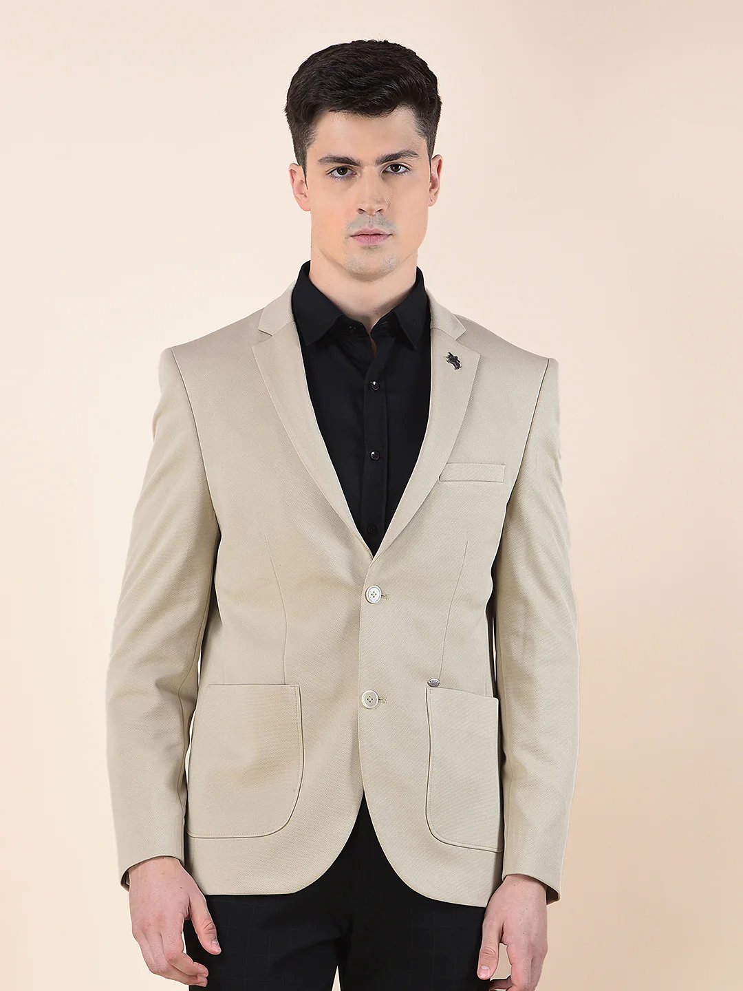 Blazer for Men | Premium Casual Blazer Slim Fit Notched Collar Terry Rayon Fabric Solid Pattern - Image 6