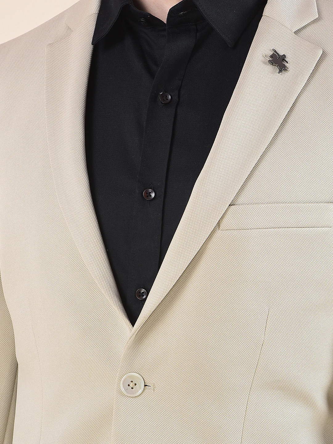 Blazer for Men | Premium Casual Blazer Slim Fit Notched Collar Terry Rayon Fabric Solid Pattern - Image 8