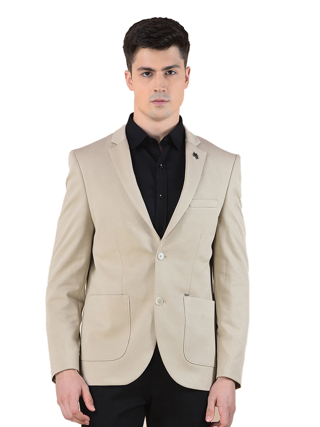 Blazer for Men | Premium Casual Blazer Slim Fit Notched Collar Terry Rayon Fabric Solid Pattern - Image 9