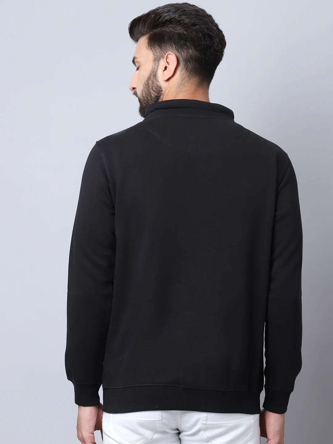 Black Sweatshirt for Men's - Image 2