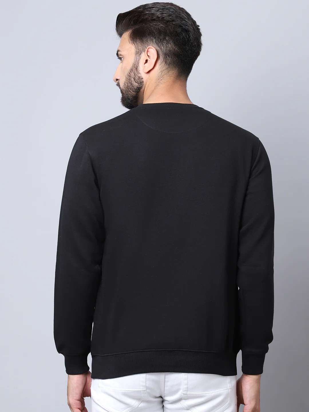 Black Sweatshirt for Men's - Image 2