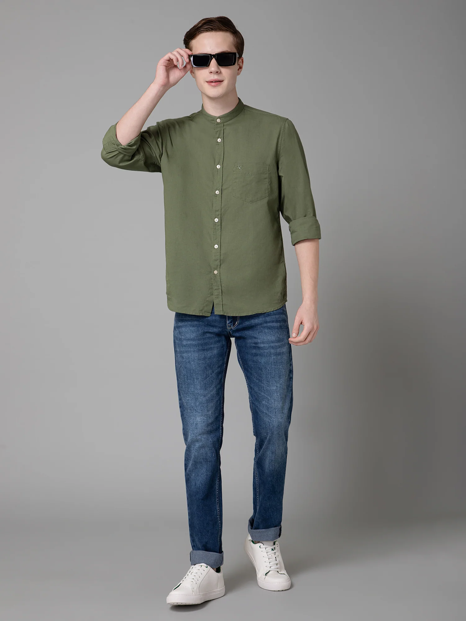 Denim Jeans for Men l Breathable & Soft with Color Fastness Ultra Narrow Fit Cotton Fabric Solid Pattern Button Closure - Image 5