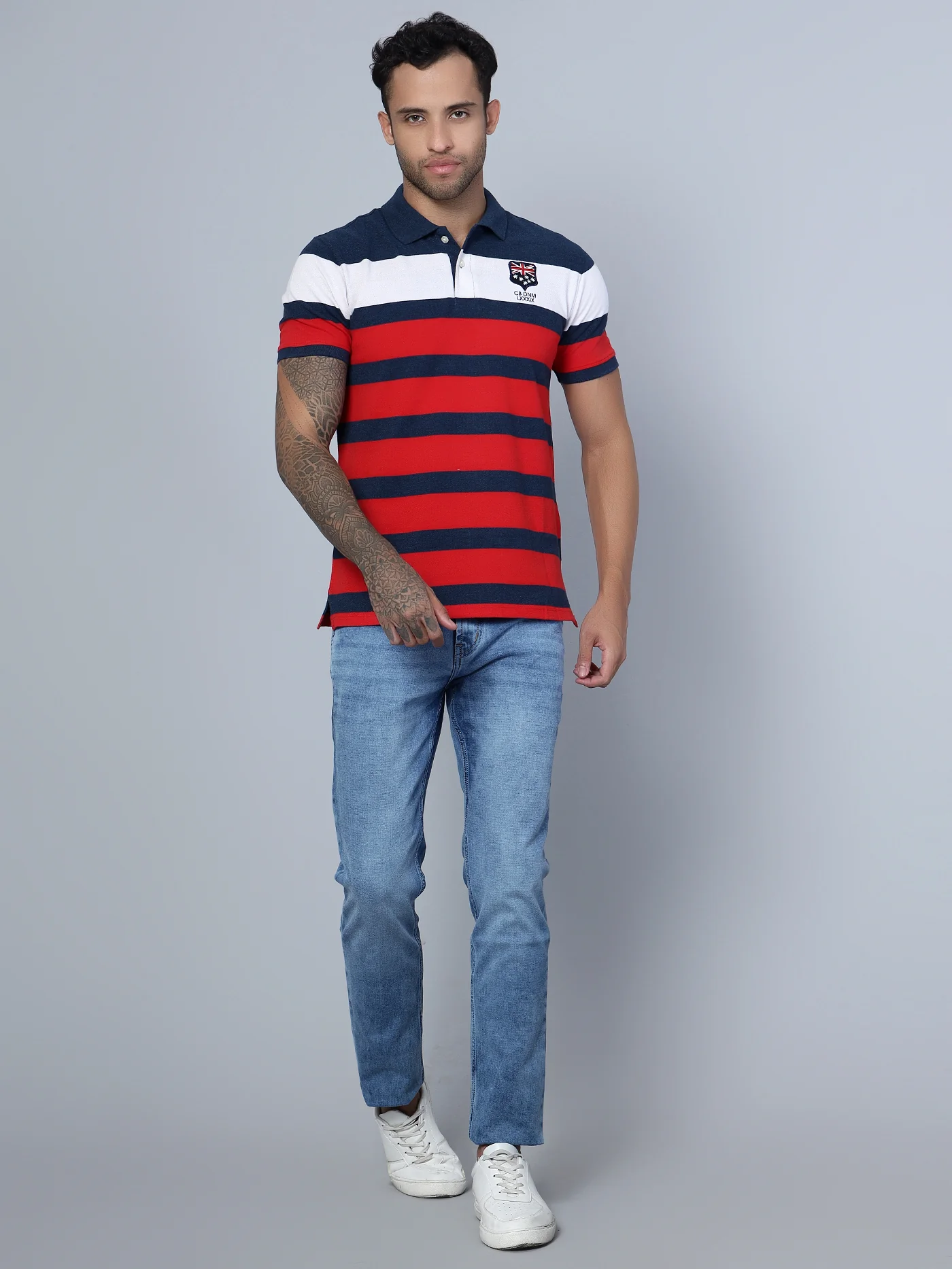 Denim Jeans for Men l Breathable & Soft with Color Fastness Ultra Narrow Fit Cotton Fabric Solid Pattern Button Closure - Image 6