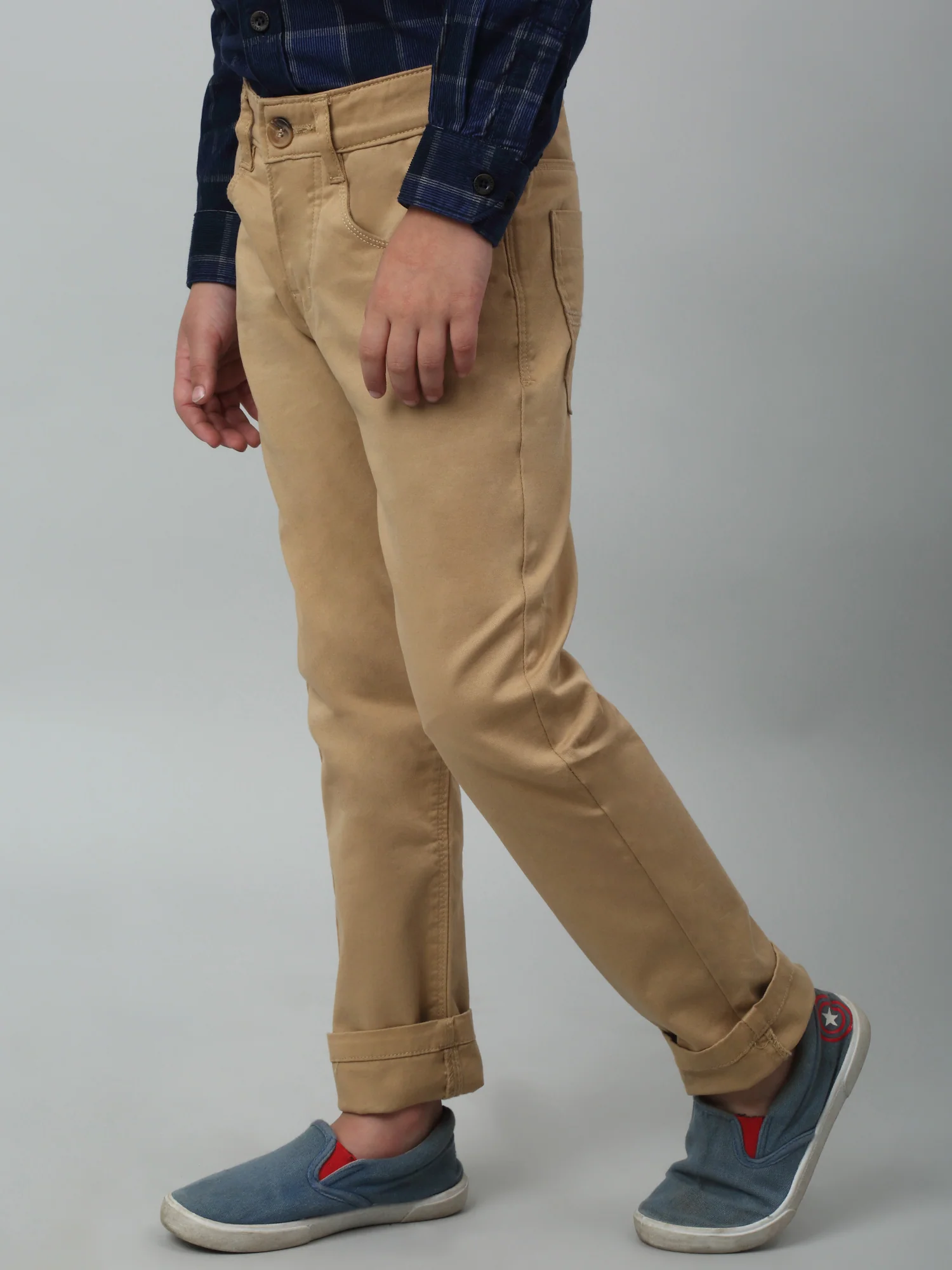 Boys Casual Beige Pants - Image 3