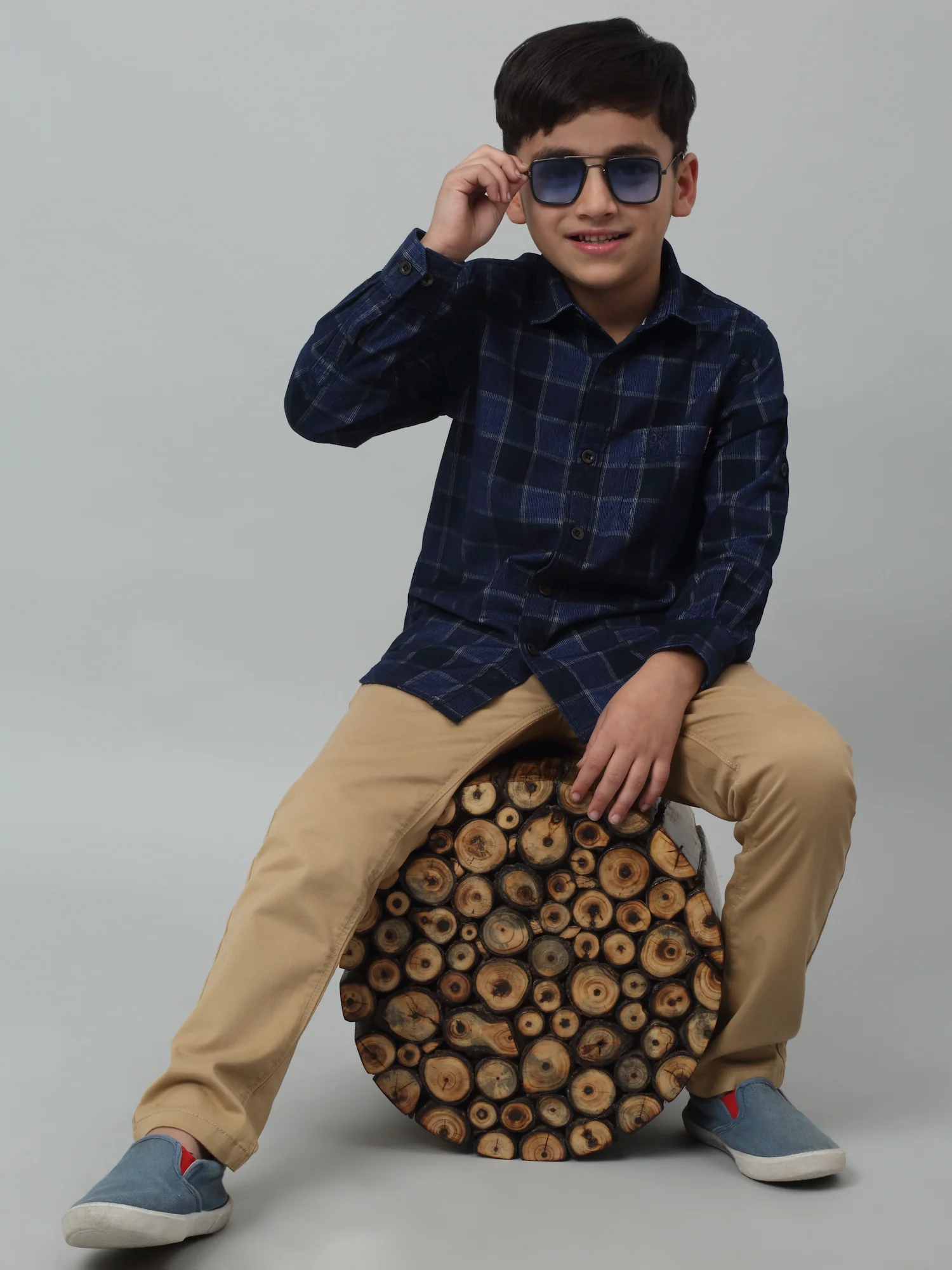 Boys Casual Beige Pants - Image 5