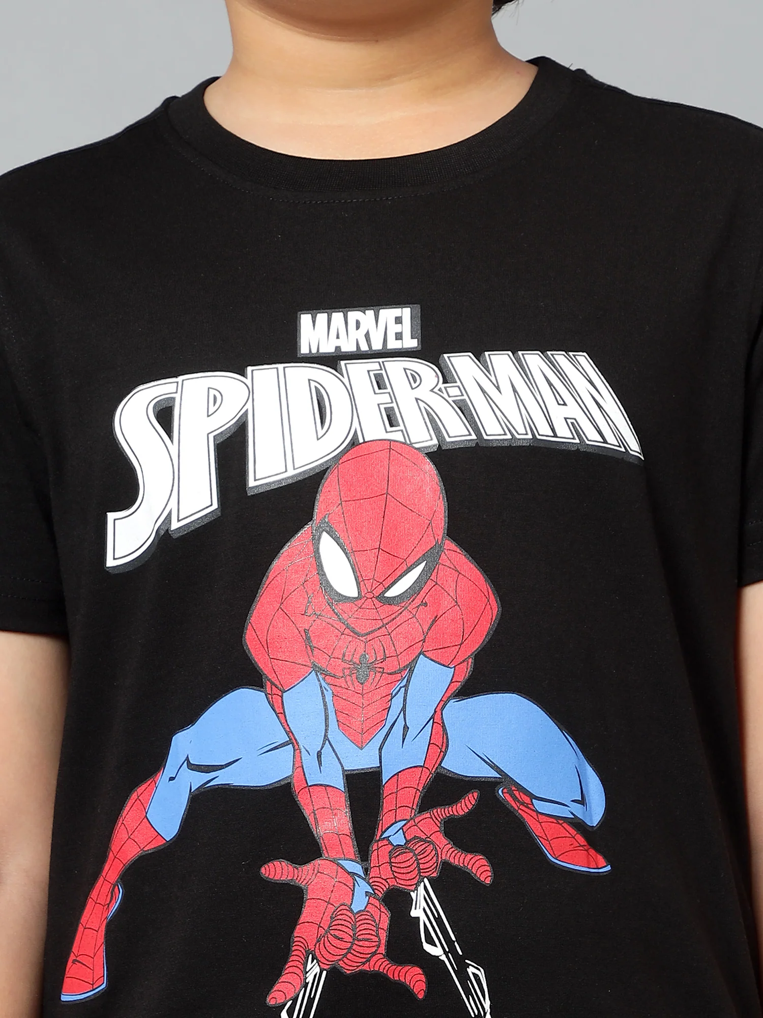 Boys Casual Black Half Sleeve  T-Shirt - Image 5