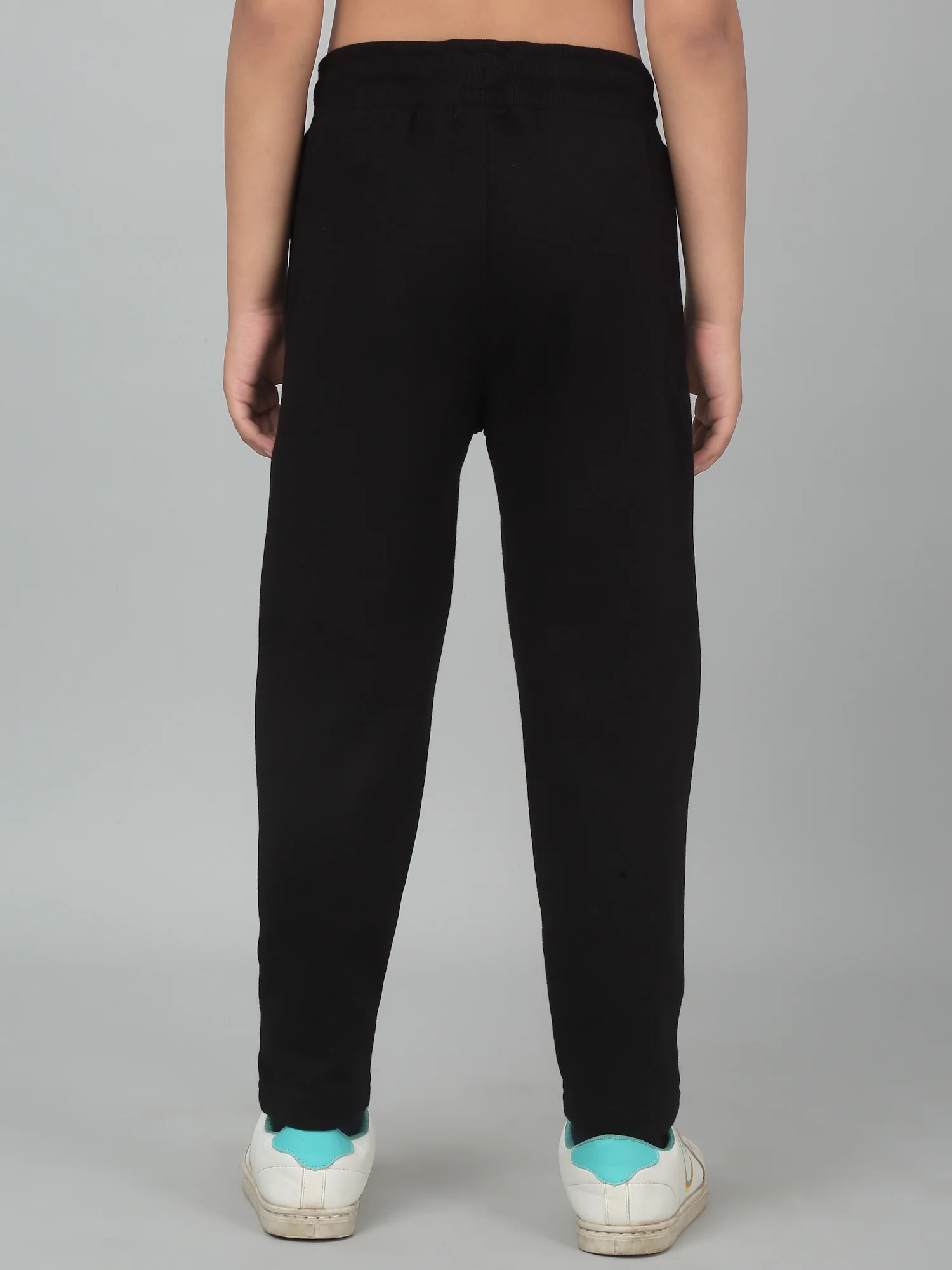 Boys Casual Black Track Pants - Image 6