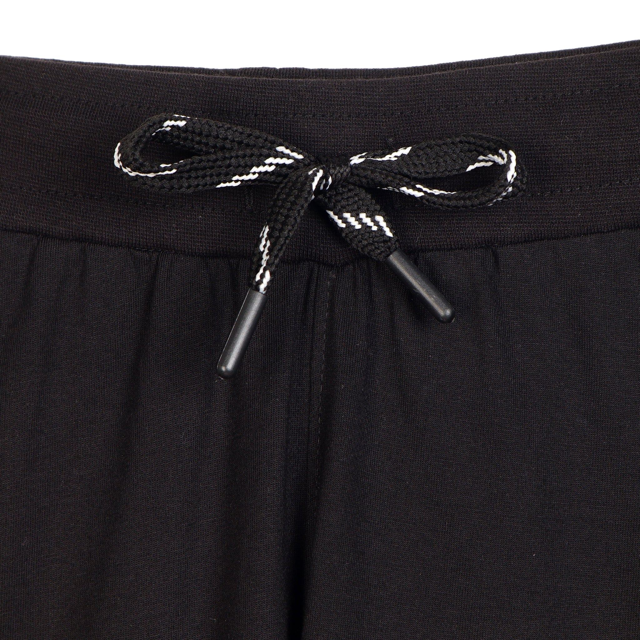 Boys Casual Black Track Pants - Image 2