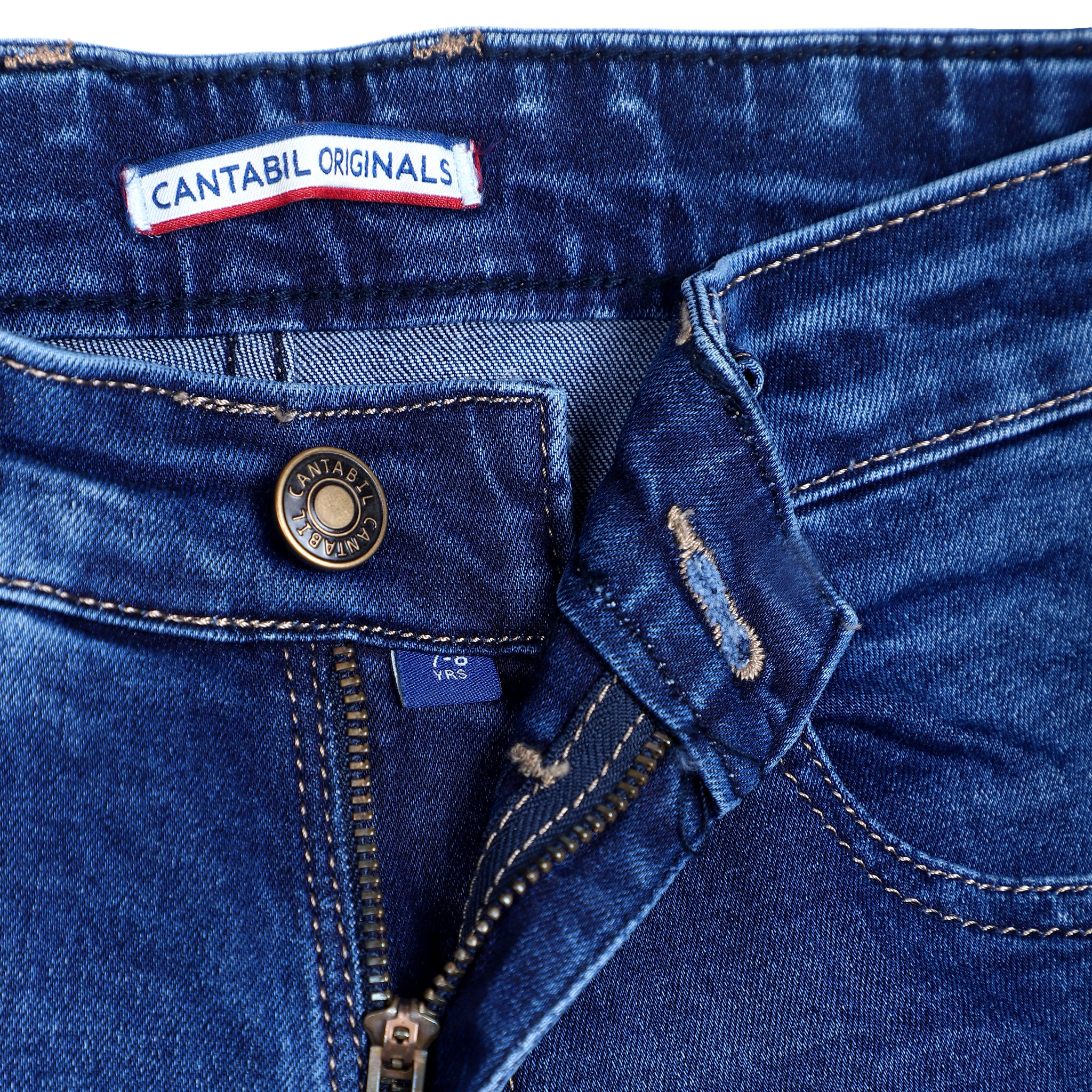Boys Blue Solid Jeans - Image 3