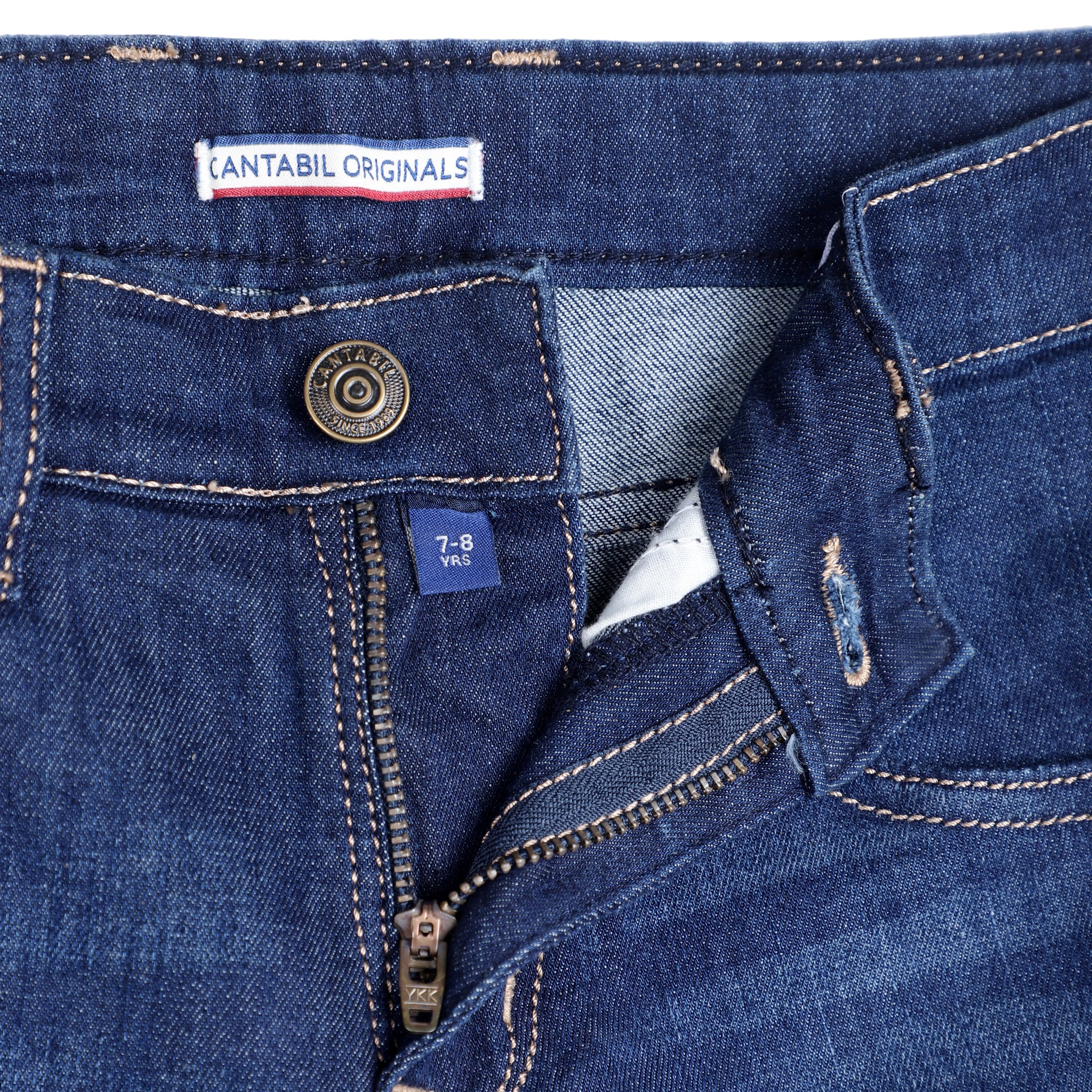 Boys Dark Blue Solid Jeans - Image 3