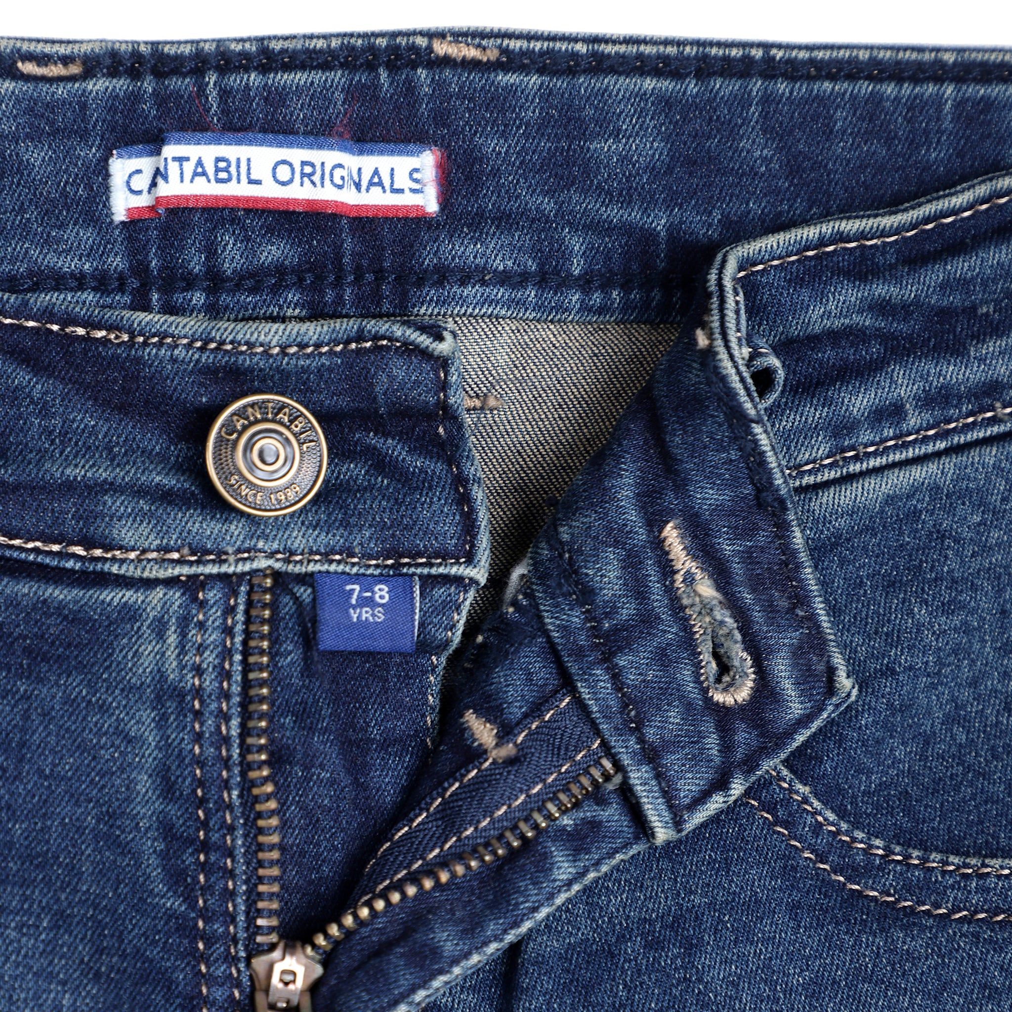 Boys Light Blue CLean Look Jeans - Image 3