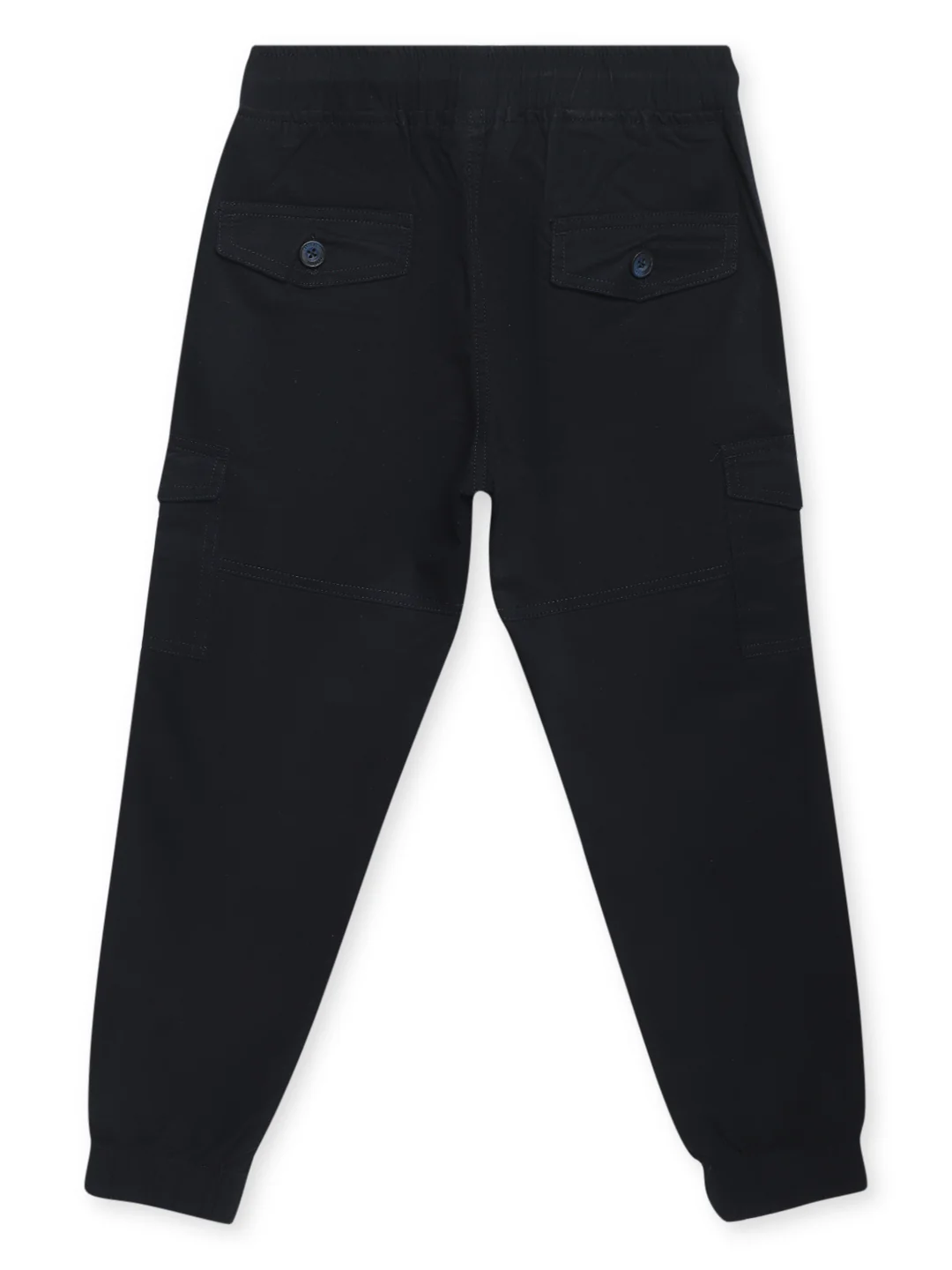 Boys Navy Blue Joggers - Image 2