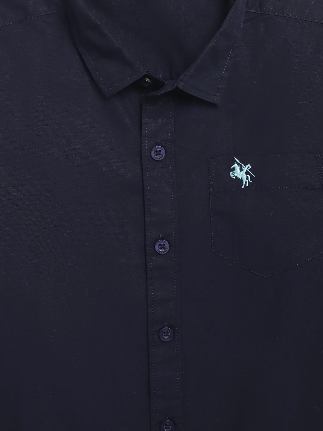 Boys Navy Blue Shirt - Image 3