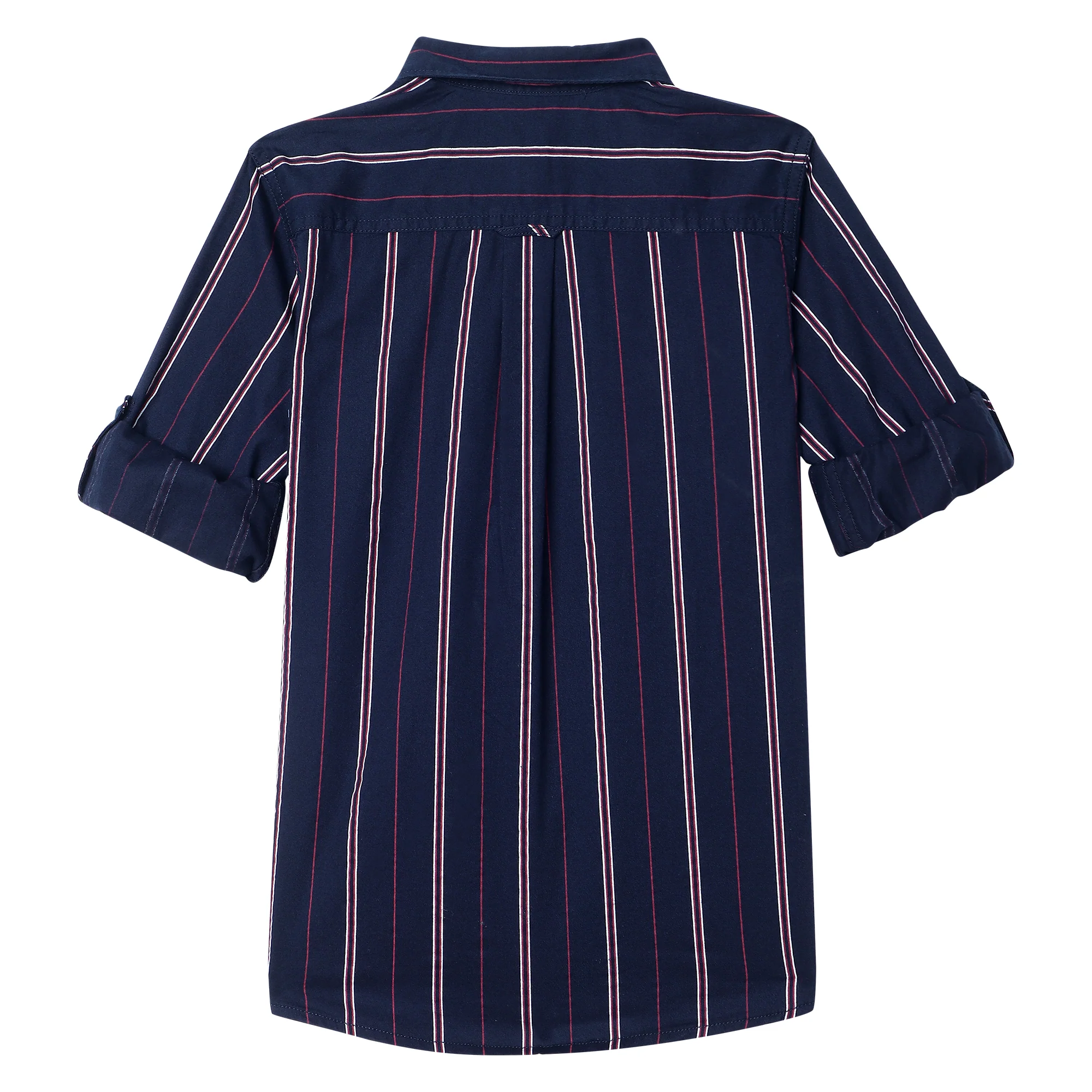 Boys Navy Blue Shirt - Image 2