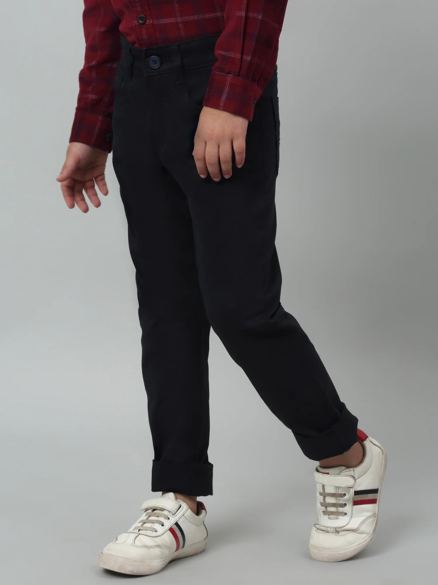 Boys Casual Navy Blue Pants - Image 3