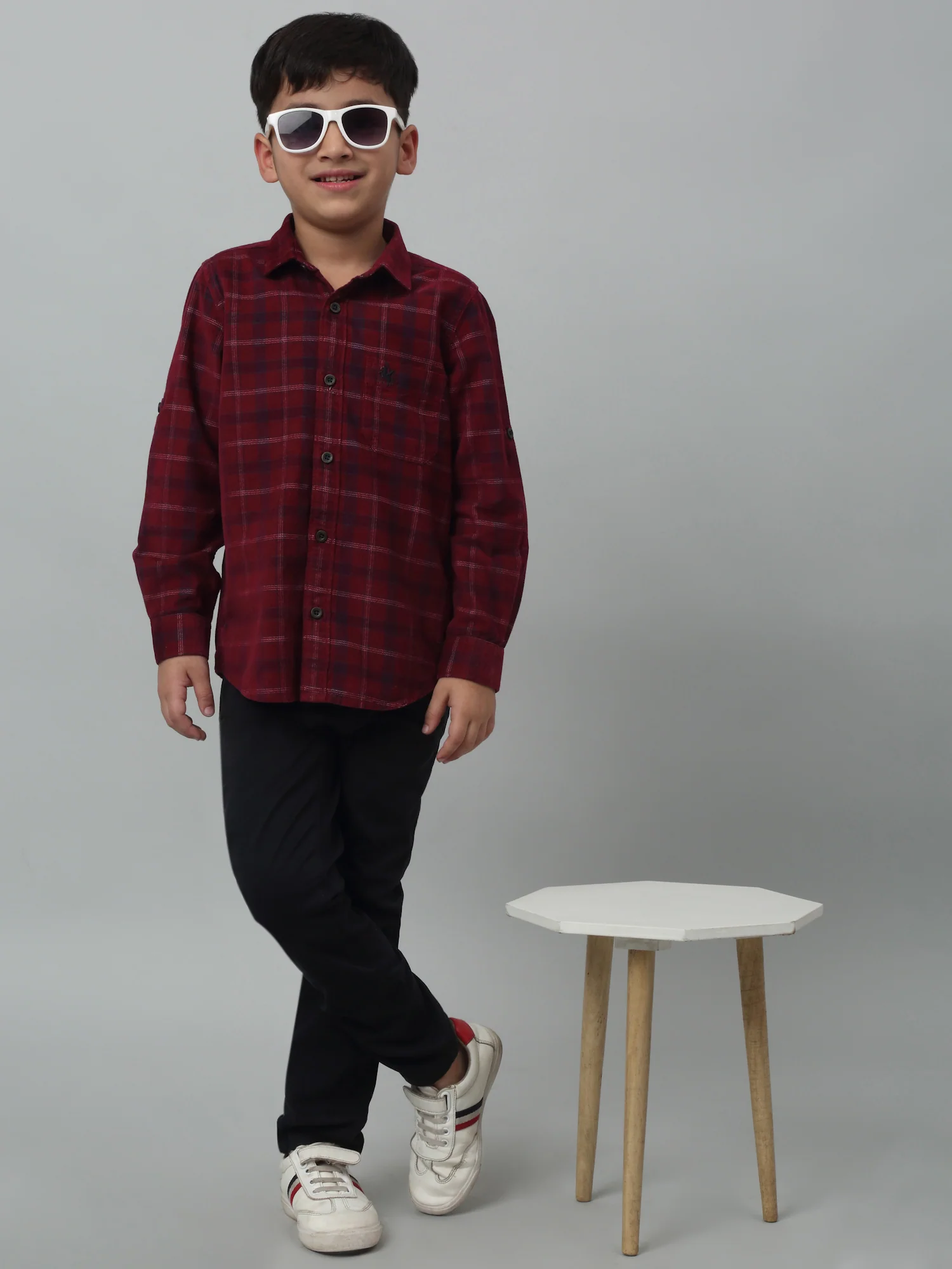 Boys Casual Navy Blue Pants - Image 5