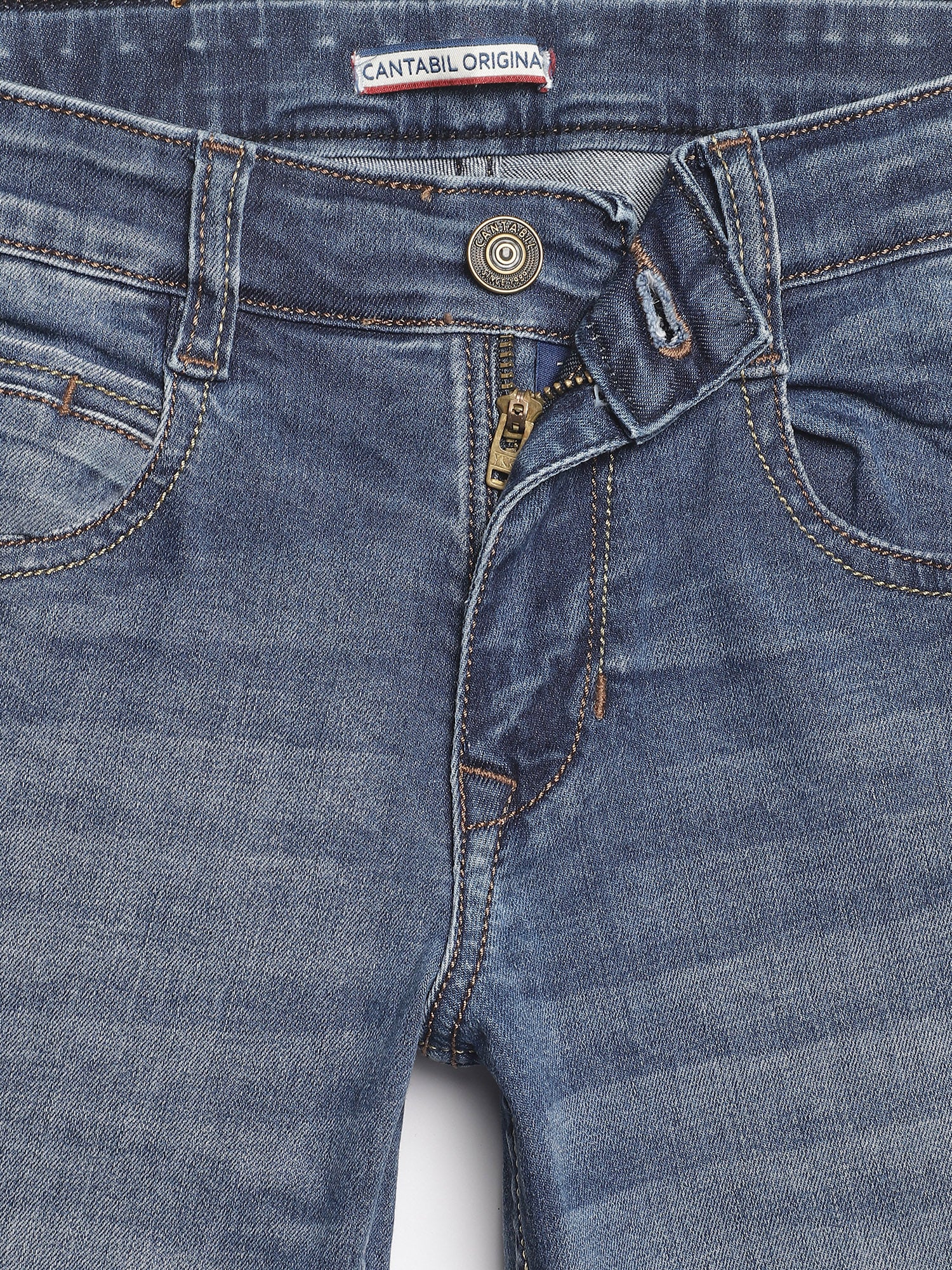 Boys Stretchable Blue Jeans - Image 3