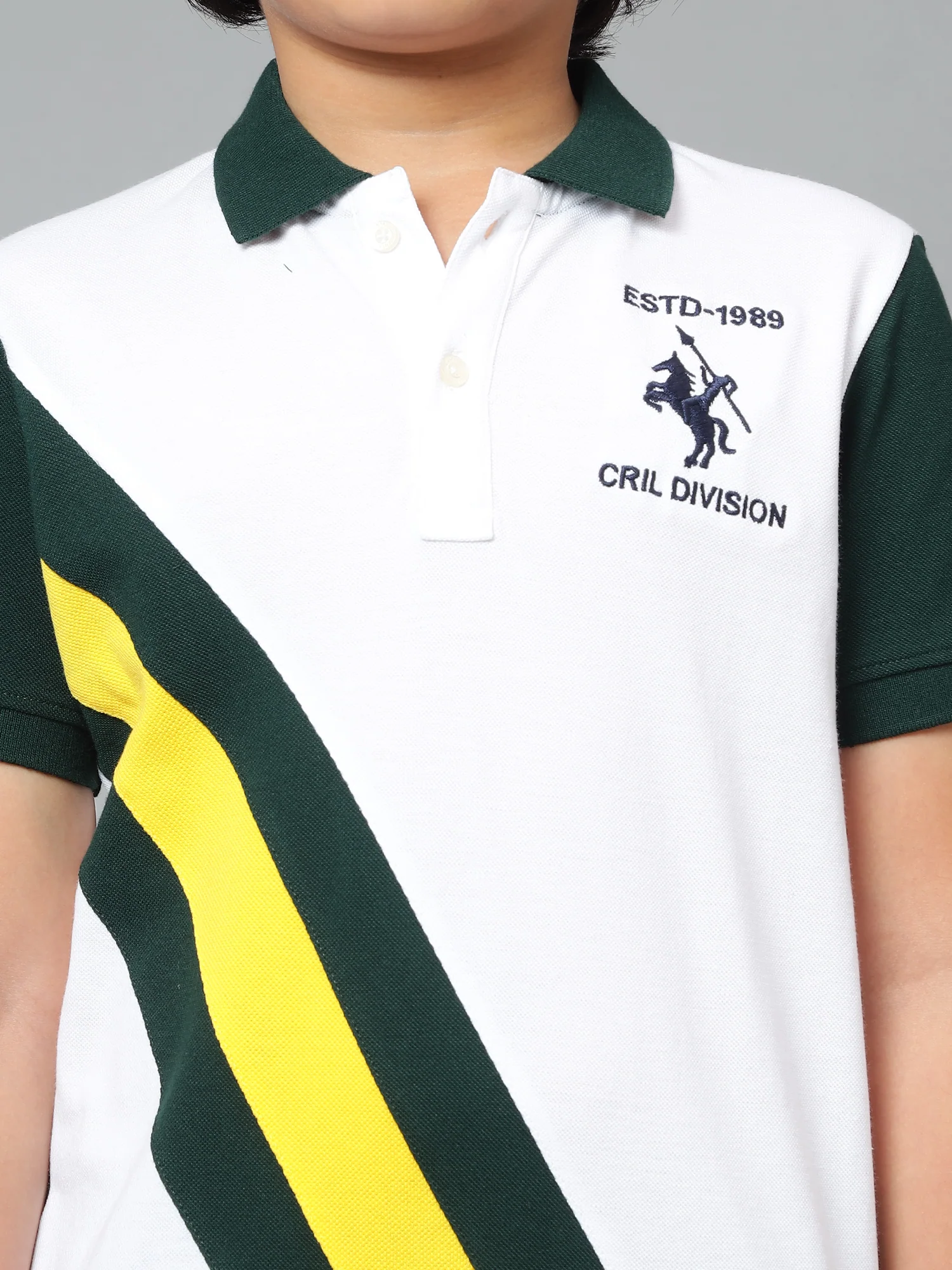 Boys Casual White Half Sleeve T-Shirt - Image 5