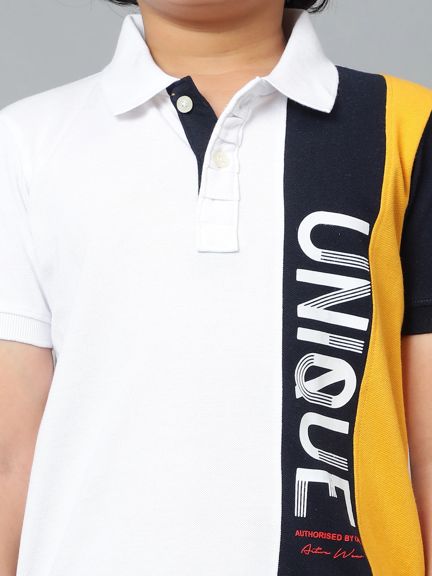 Boys Casual White Half Sleeve  T-Shirt - Image 5