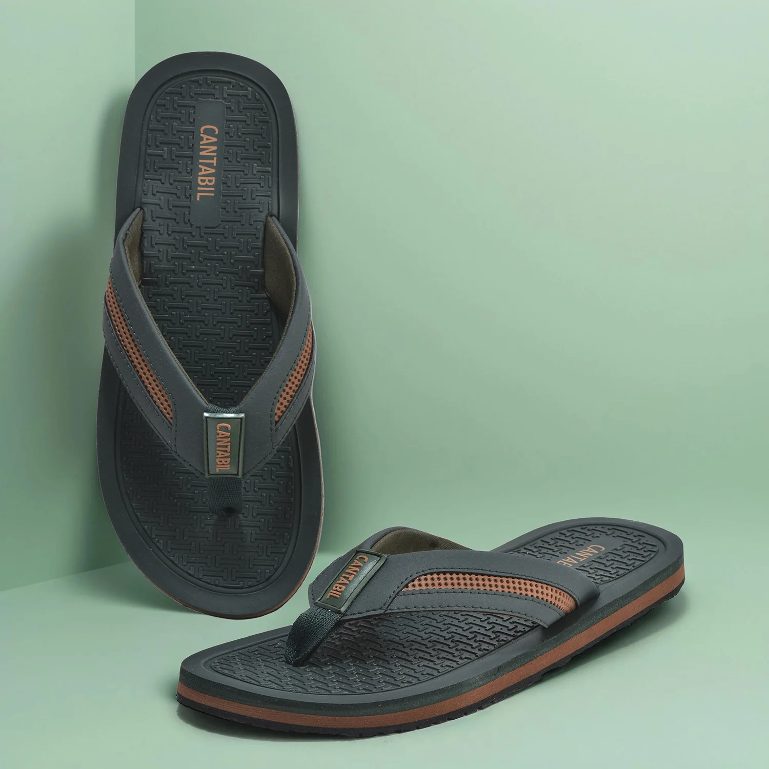 Casual Flip Flop for Men | Lightweight & Comfortable with Cushioned Insole EVA Upper Rubber Sole Slip on Closure - Image 6