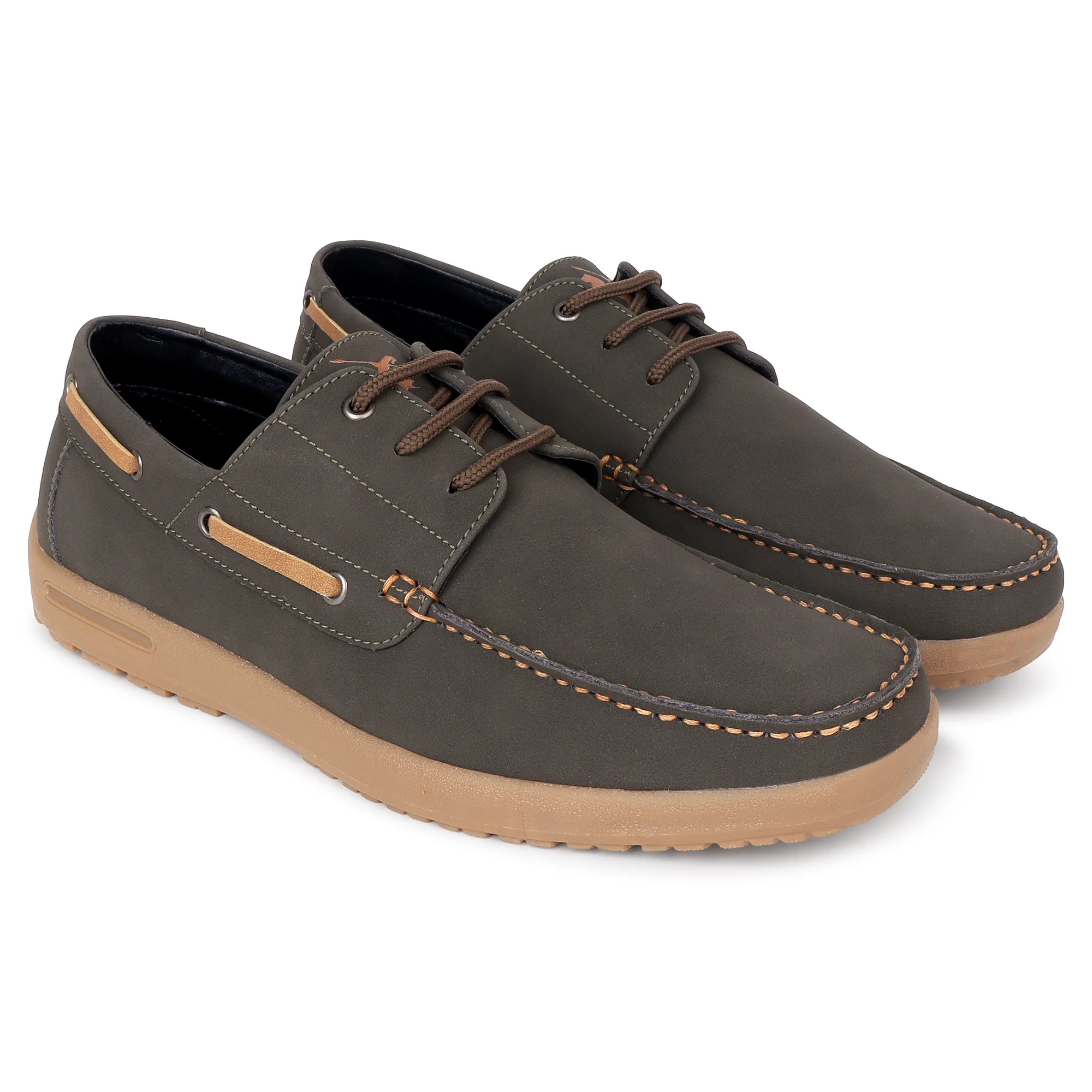 Casual Shoes for Men | Lightweight & Comfortable with Cushioned Insole PU (Polyurethane) Upper TPR Sole Lace Up Closure - Image 2