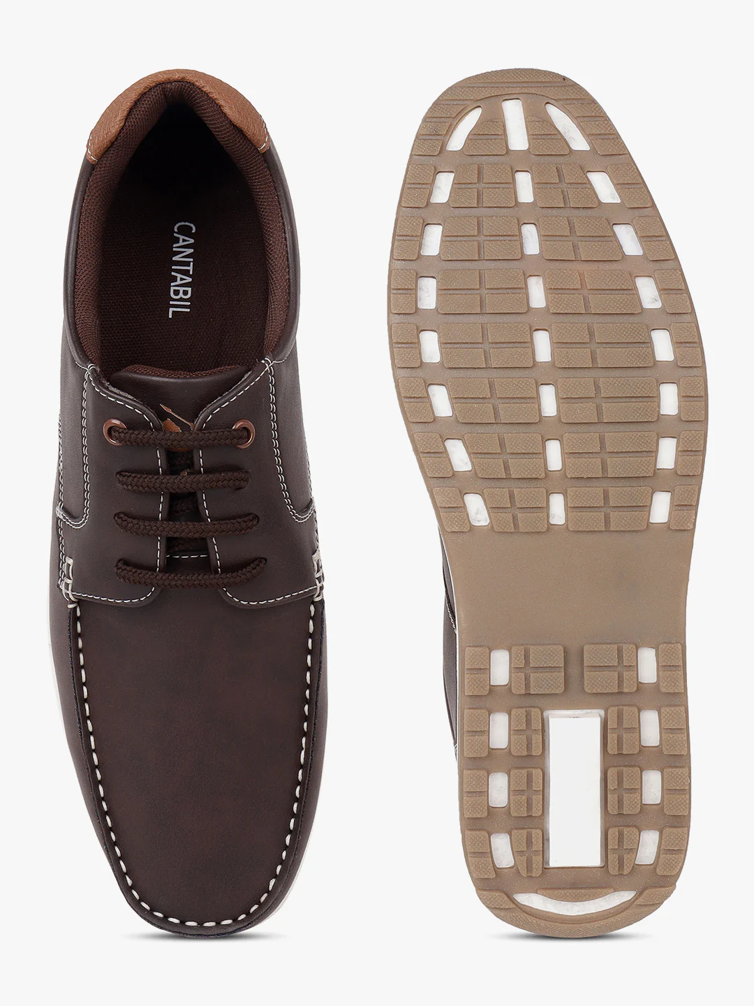 Casual Shoes for Men | Lightweight & Comfortable with Cushioned Insole PU (Polyurethane) Upper TPR Sole Lace Up Closure - Image 7