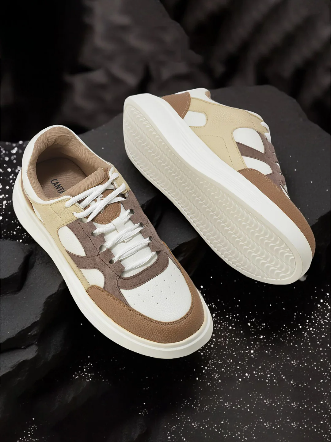 Casual Shoes for Men | Lightweight & Comfortable with Cushioned Insole PU Upper EVA Sole Lace Up Closure - Image 3