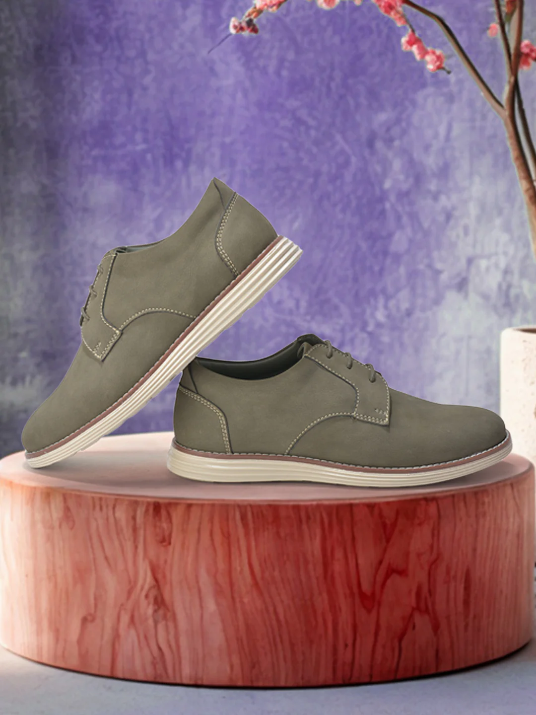 Casual Shoes for Men | Lightweight & Comfortable with Cushioned Insole PU Upper TPR Sole Lace Up Closure - Image 3