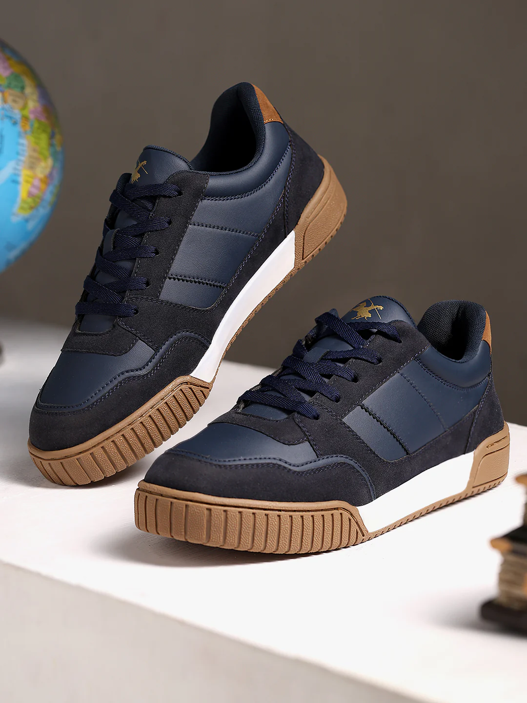 Casual Sneaker Shoes for Men | Lightweight & Comfortable with Cushioned Insole PU (Polyurethane) Upper TPR Sole Lace Up Closure - Image 2