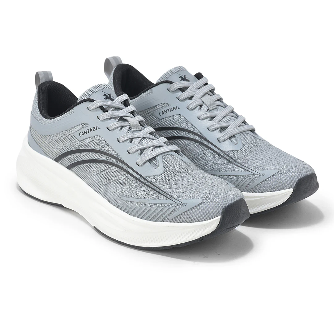 Casual Sports Shoes for Men | Lightweight & Comfortable with Cushioned Insole Flynet Upper Phylon Sole Lace Up Closure - Image 2
