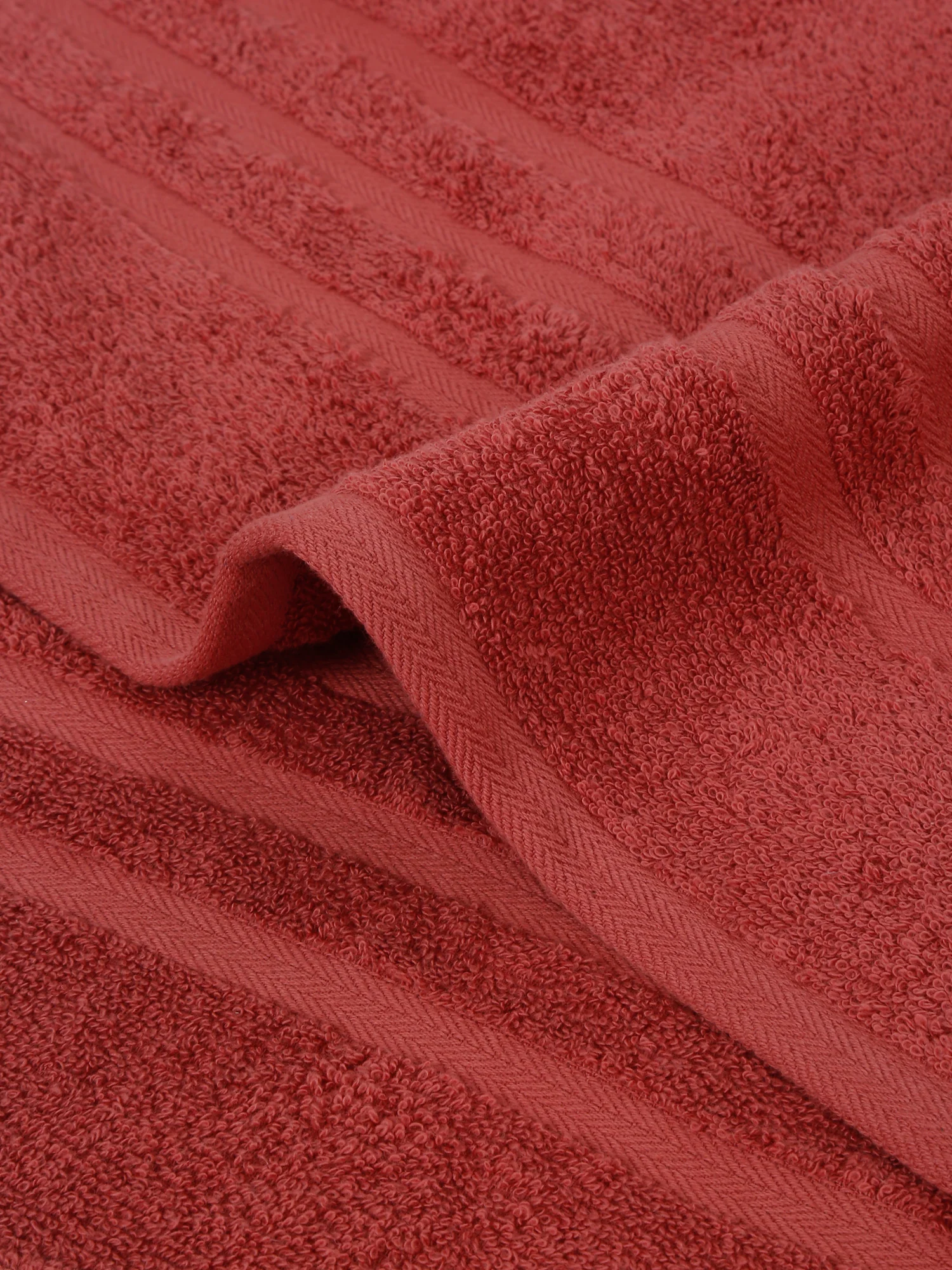 Unisex Coral Basic Terry Bath Towel - Image 5