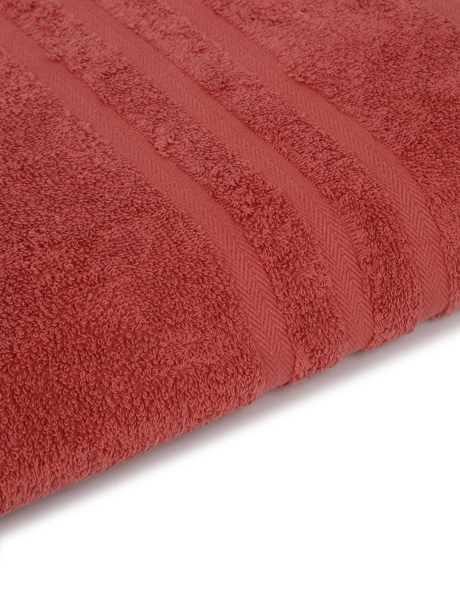 Unisex Coral Basic Terry Bath Towel - Image 7