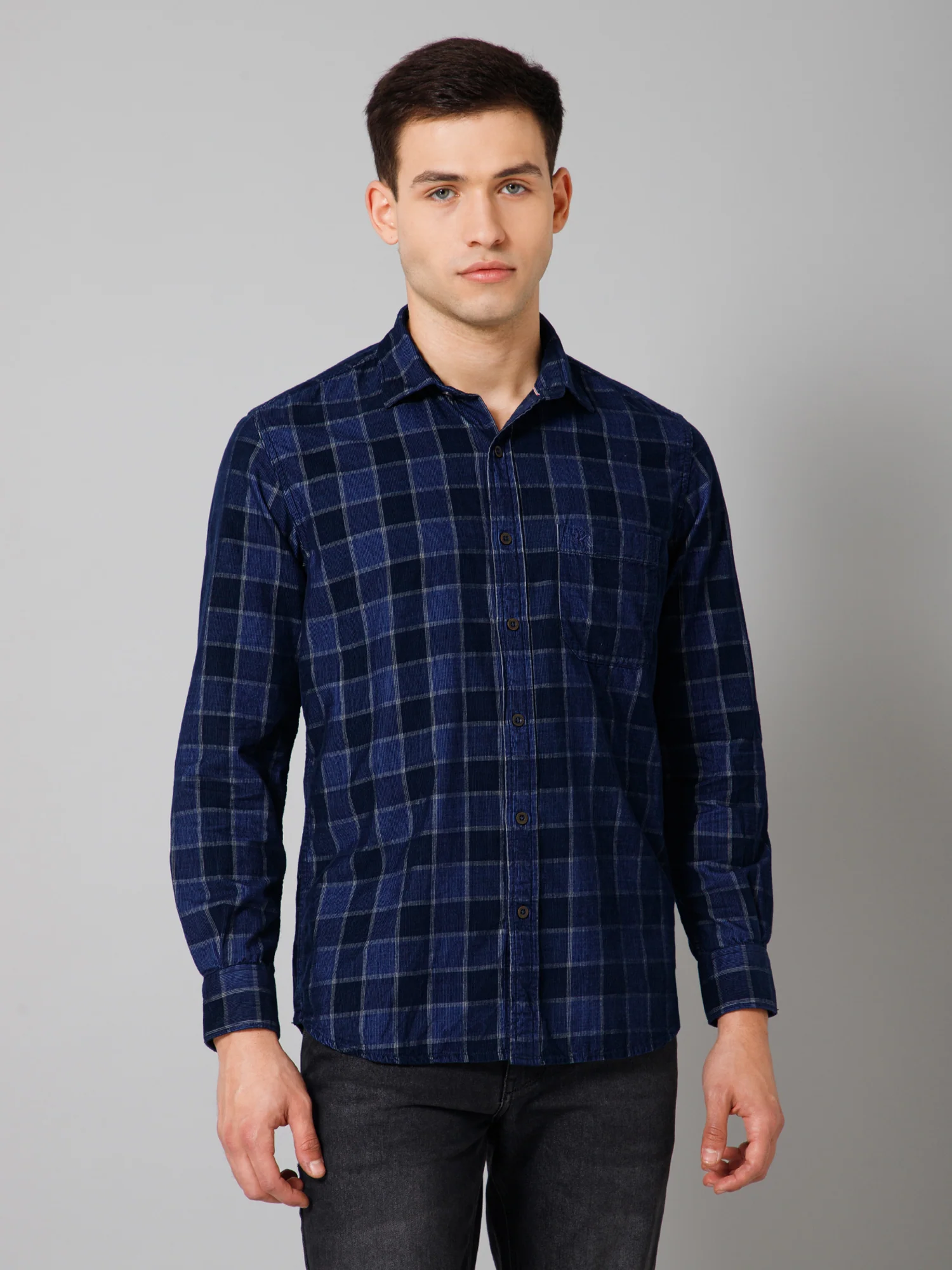 Casual Shirt for Men | Breathable & Soft with Color Fastness Regular Fit Spread Collar Neck Cotton Fabric Checkered Pattern