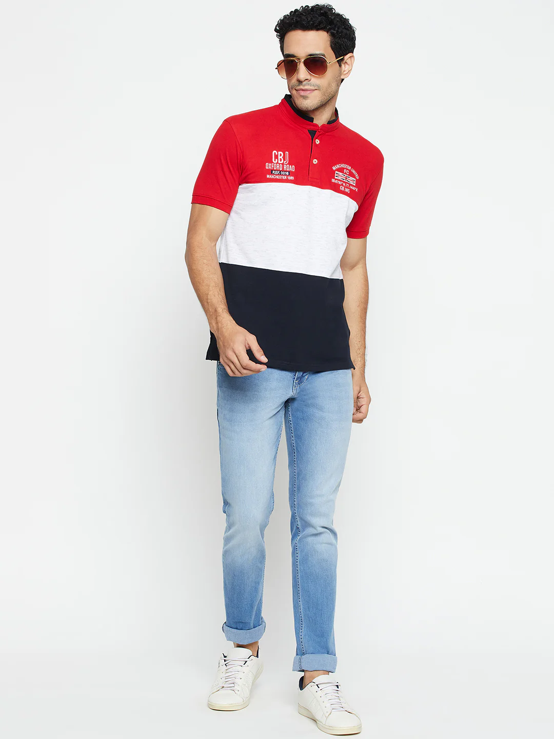 Denim Jeans for Men l Breathable & Soft with Color Fastness Ultra Narrow Fit Cotton Fabric Solid Pattern Button Closure - Image 2