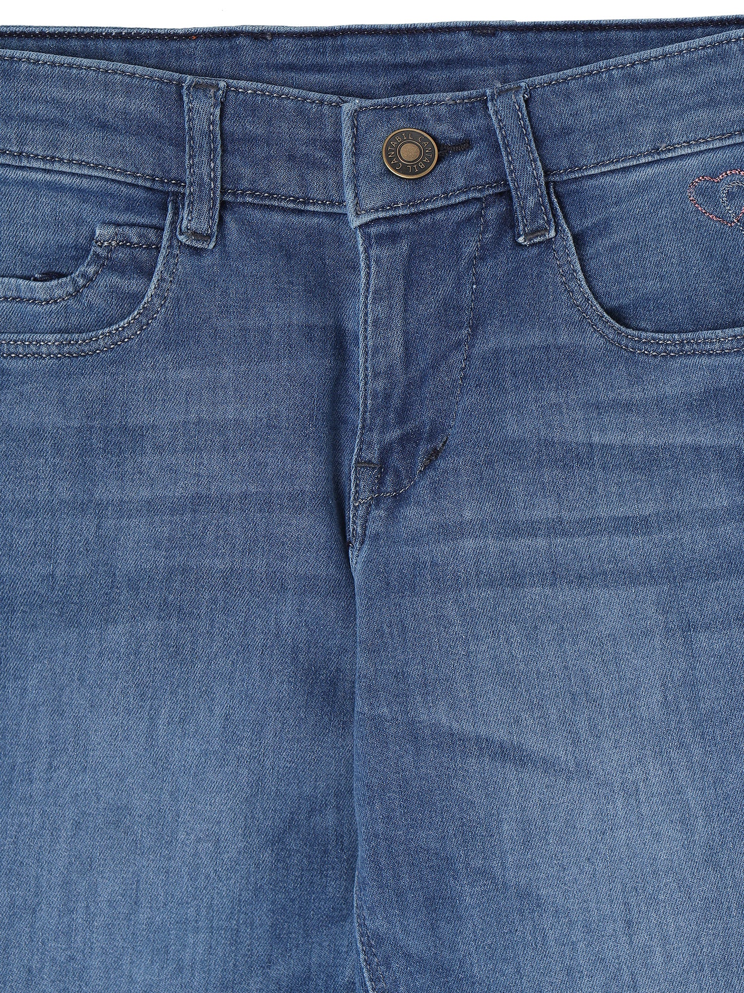 Girl Dark Mercerised Jeans - Image 3