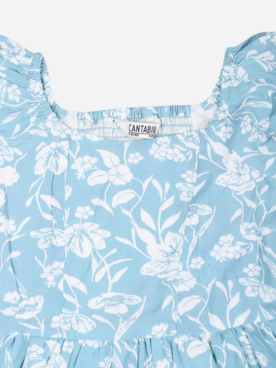 Girls Blue Dress - Image 3