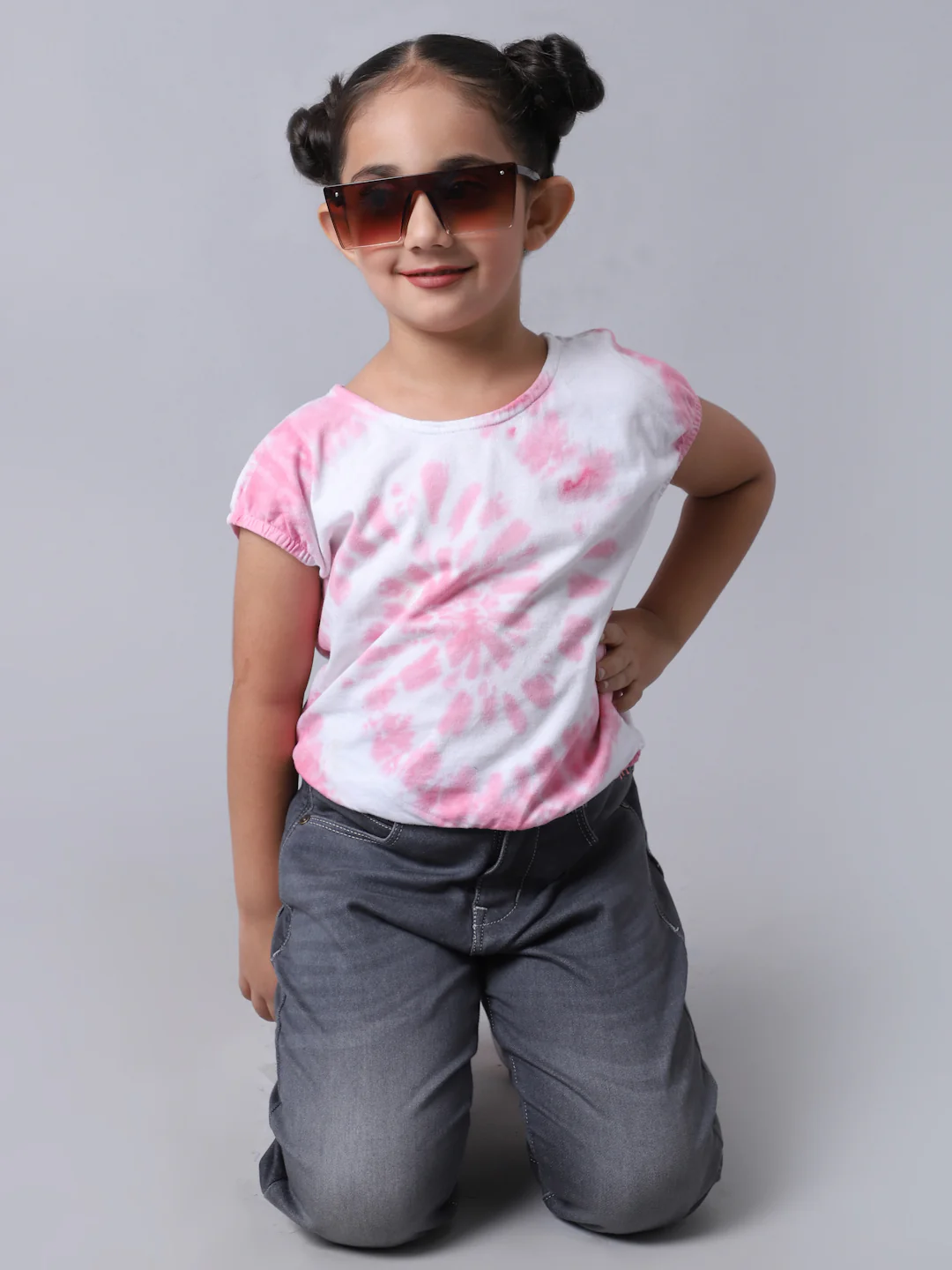 Girls Grey Jeans - Image 5