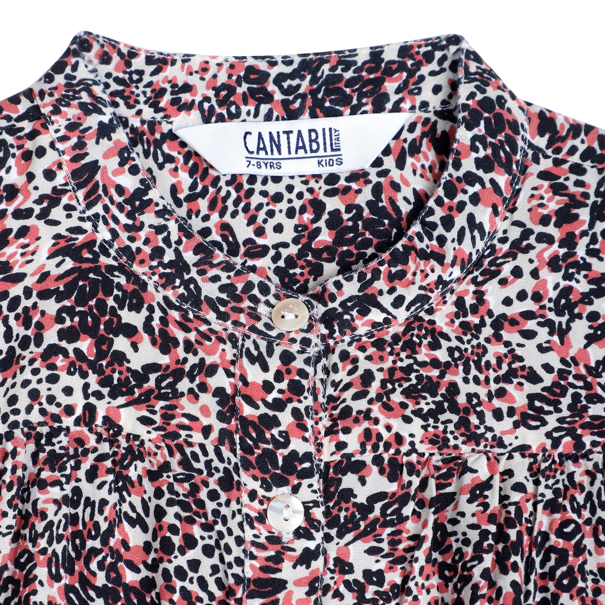 Girls Basic Offwhite Puffed Half Sleeves  Top - Image 3