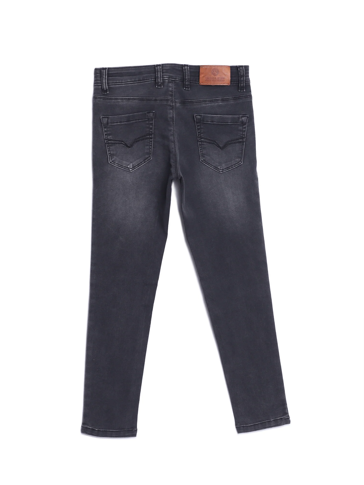 Girls Black Skin Fit Jeans - Image 3