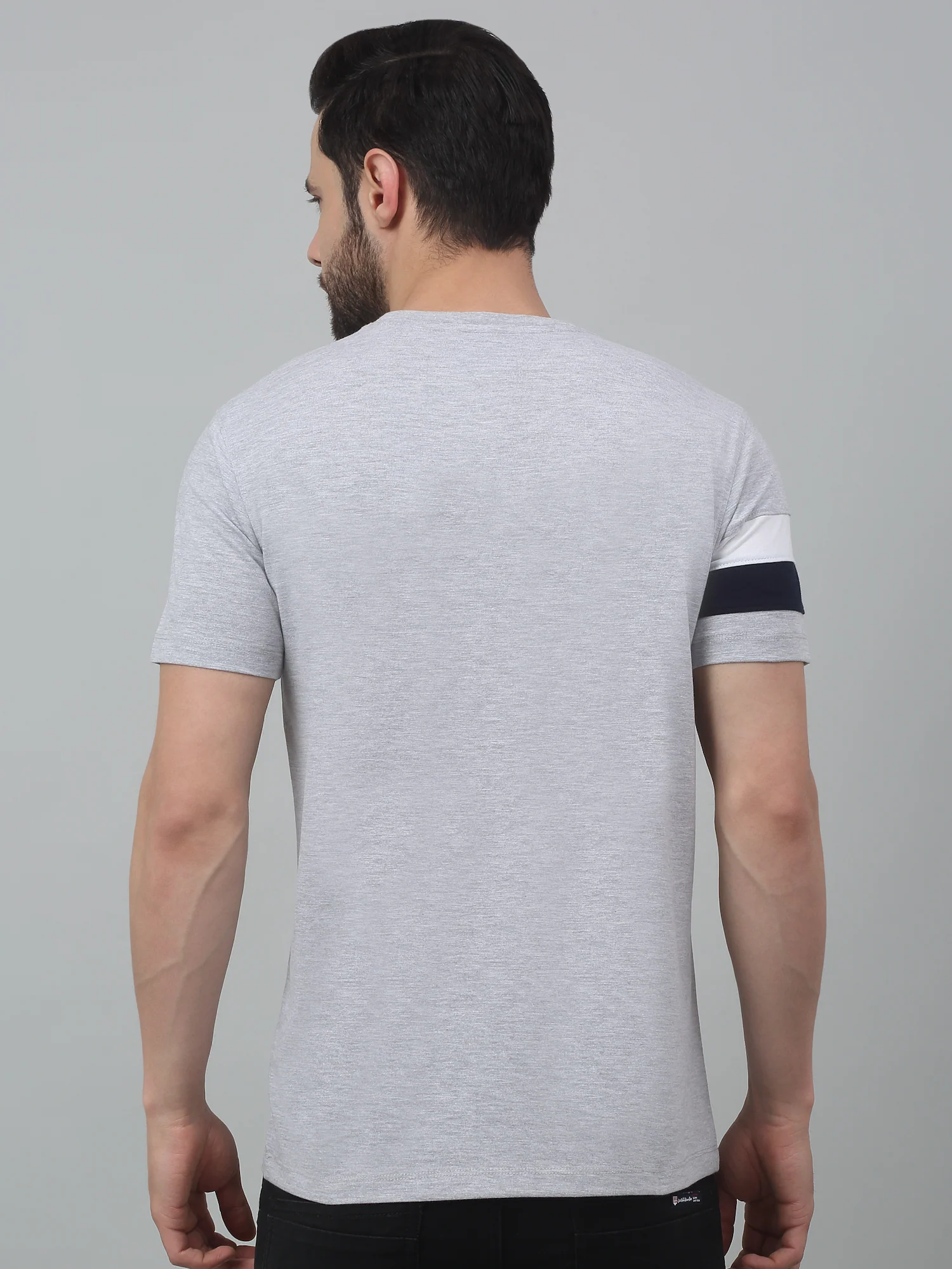 T-Shirt for Men | Breathable & Soft with Color Fastness Regular Fit Round Neck Poly Cotton Fabric Printed Pattern - Image 2