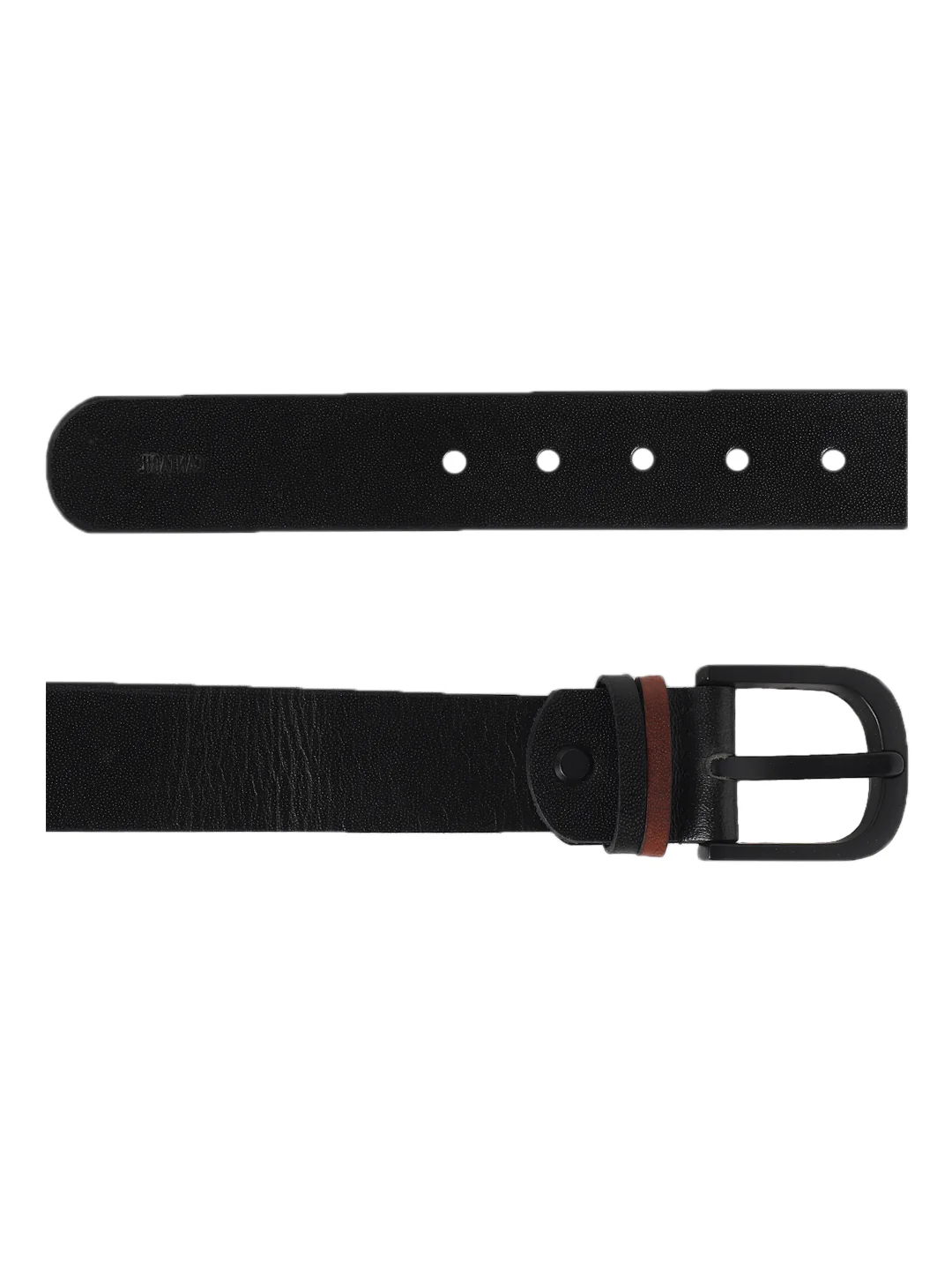 Men's Black Casual Single Side Belt - Image 3
