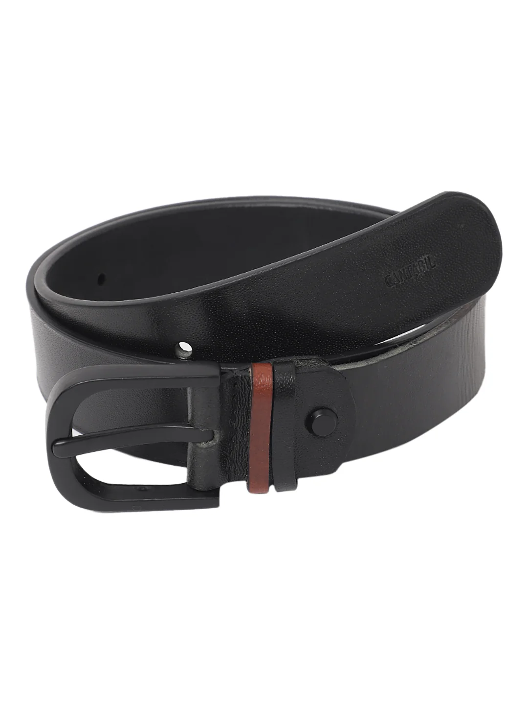 Men's Black Casual Single Side Belt - Image 4
