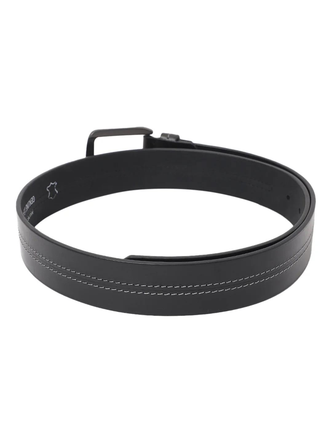 Men's Black Casual Single Side Belt - Image 3