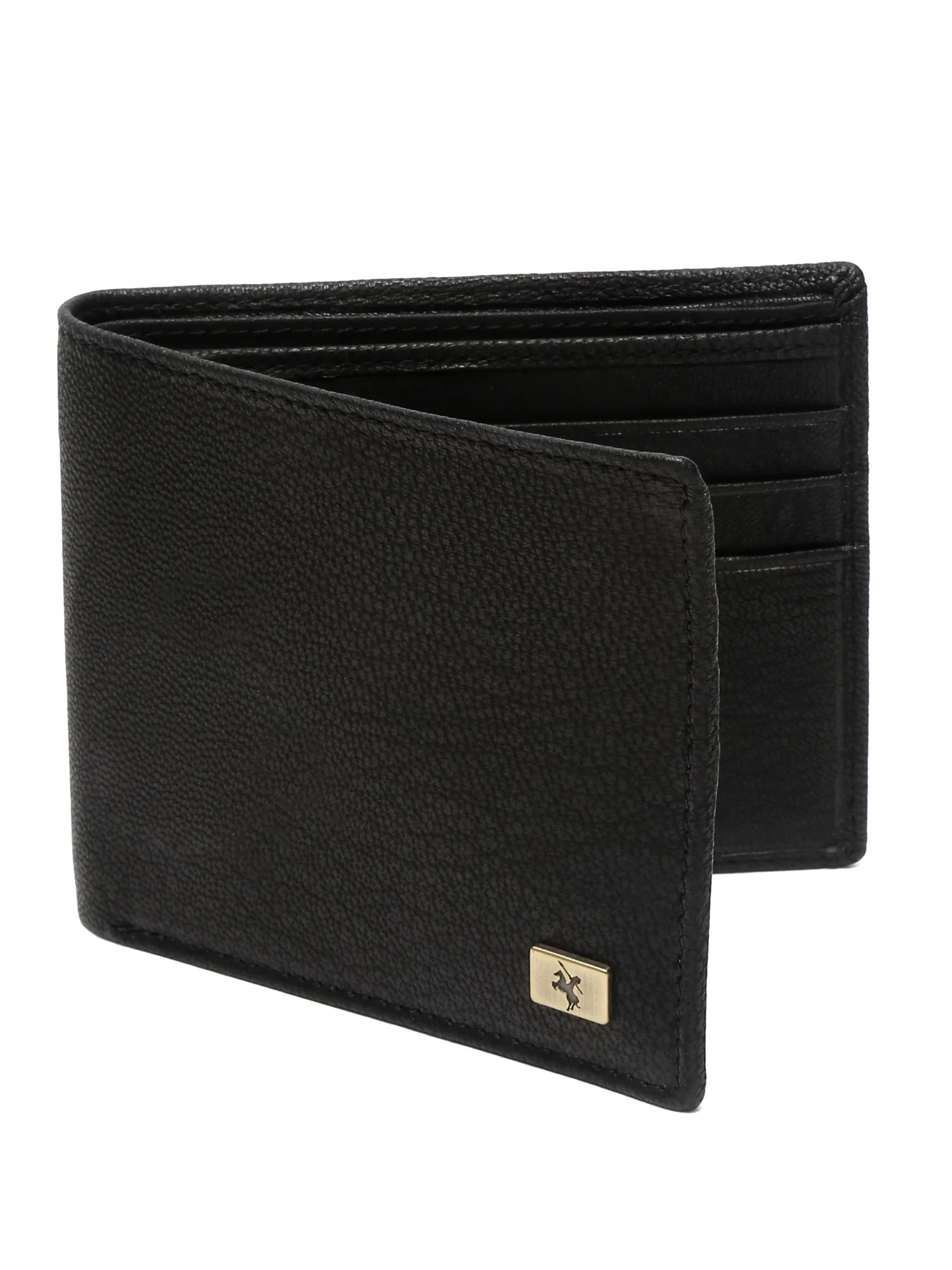 Men Black Bifold Wallet - Image 5