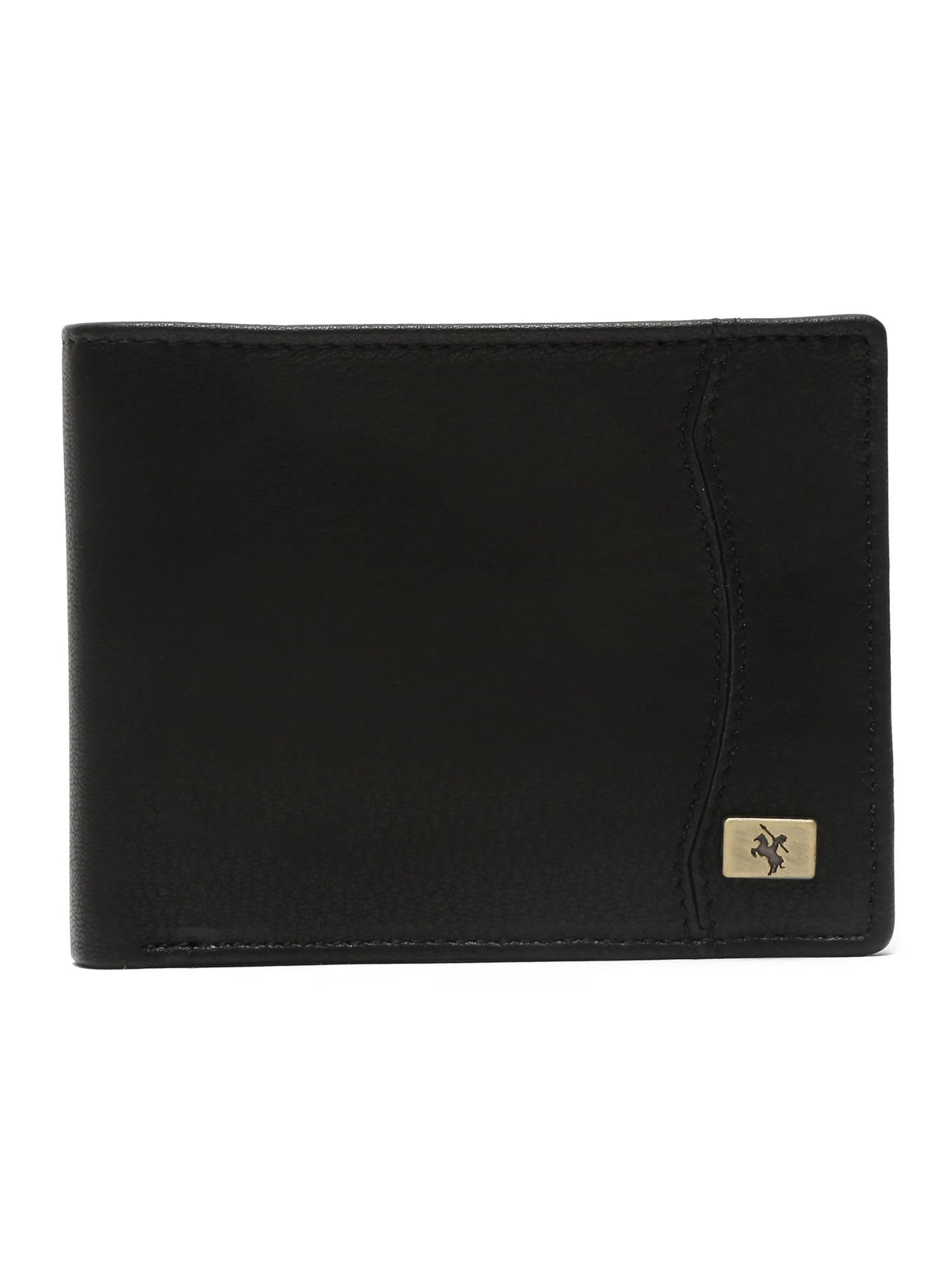 Men Black Bifold Wallet - Image 2