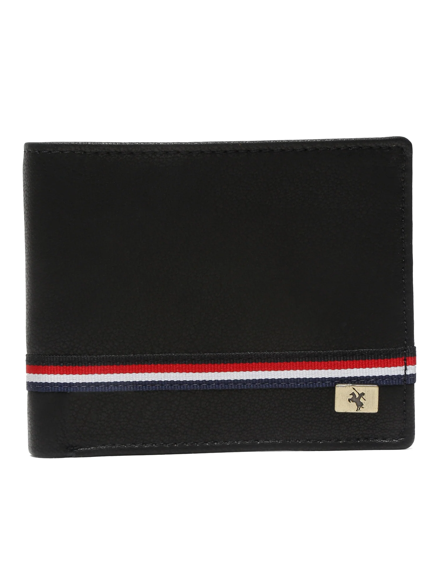 Men Black Bifold Wallet - Image 2