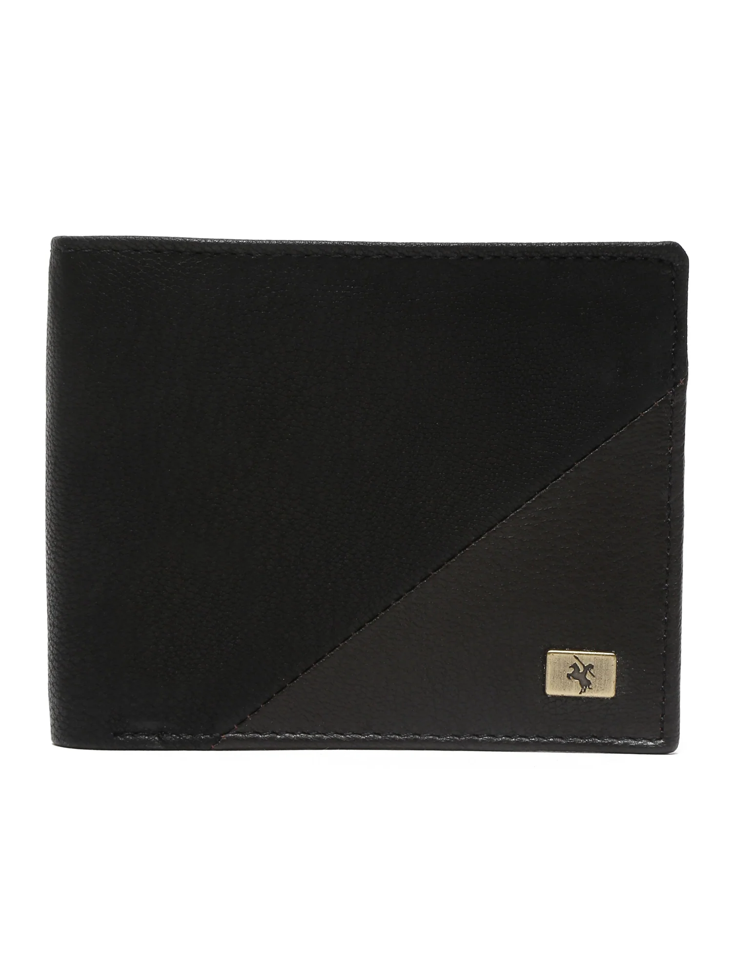 Men Black Bifold Wallet - Image 2